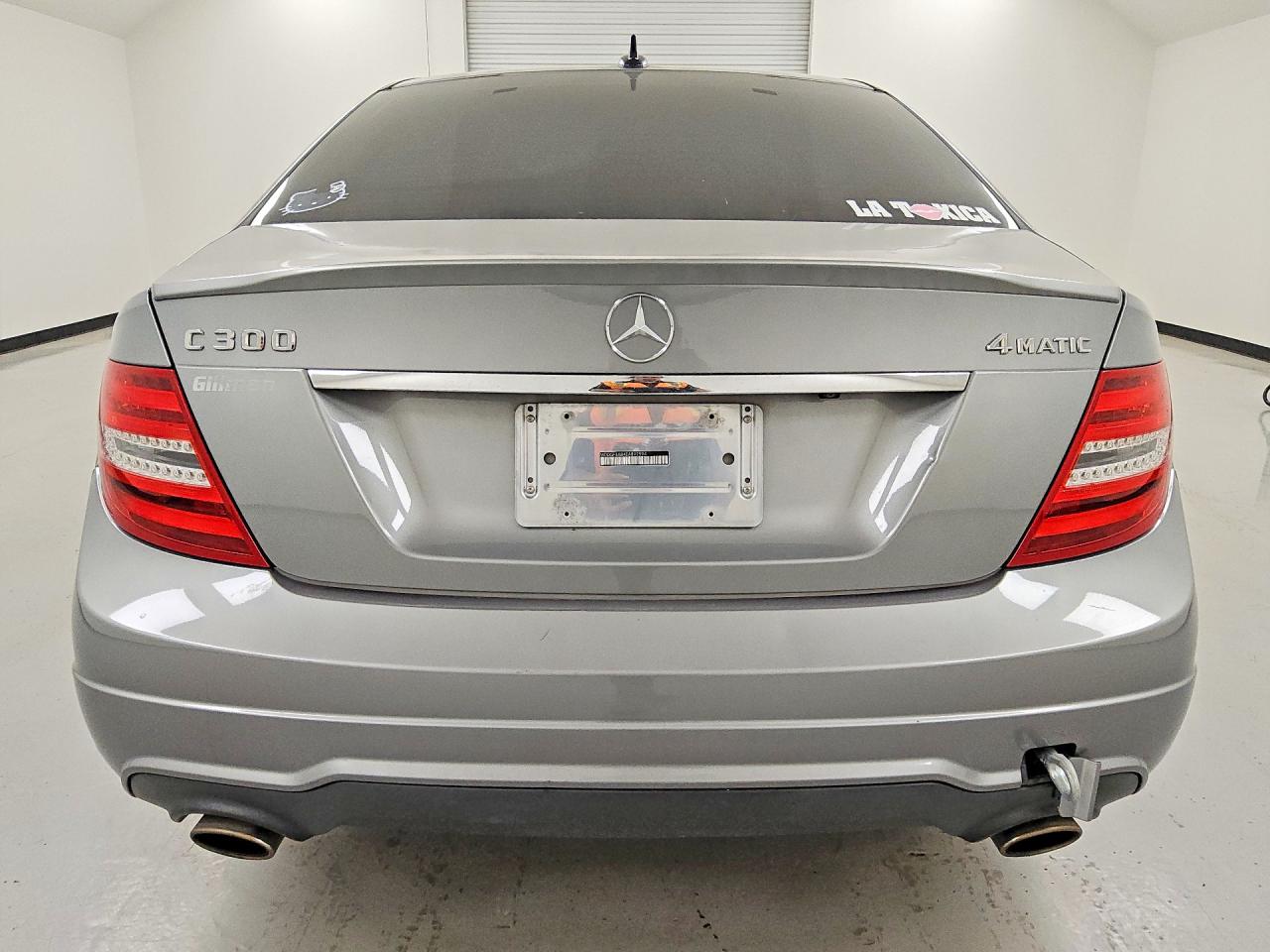 2014 Mercedes-benz C 300 4matic Silver vin: WDDGF8AB4EA892594