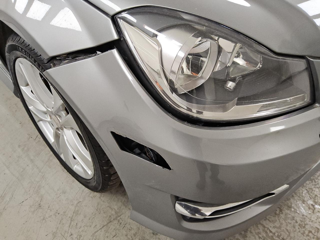 2014 Mercedes-benz C 300 4matic Silver vin: WDDGF8AB4EA892594 Damage: Front Bumper, Broken, Replacement Required