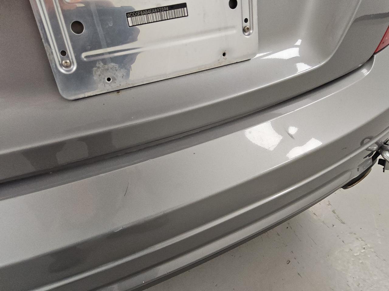 2014 Mercedes-benz C 300 4matic Silver vin: WDDGF8AB4EA892594 Damage: Rear Bumper, Dent(S) W/ Paint Dmg, 1 To 2 Inches