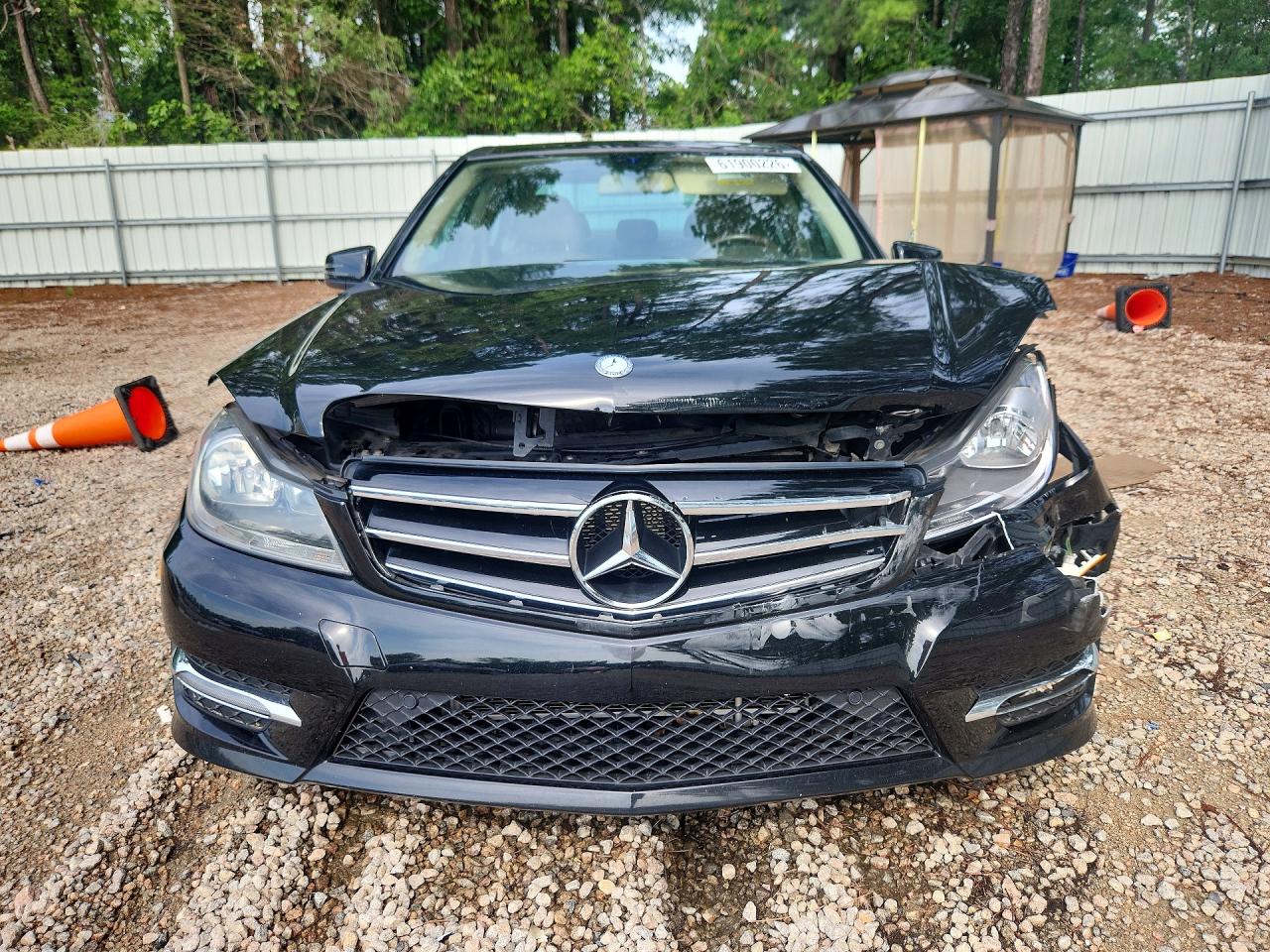 2014 Mercedes-benz C 300 4matic Black vin: WDDGF8AB4EA907840