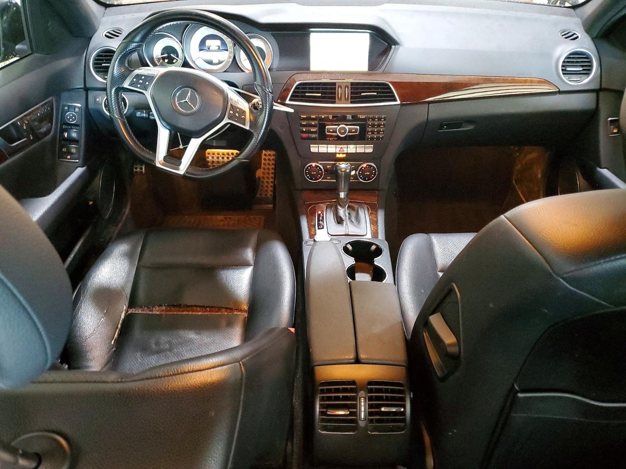 2014 Mercedes-benz C 300 4matic Black vin: WDDGF8AB4EA925531