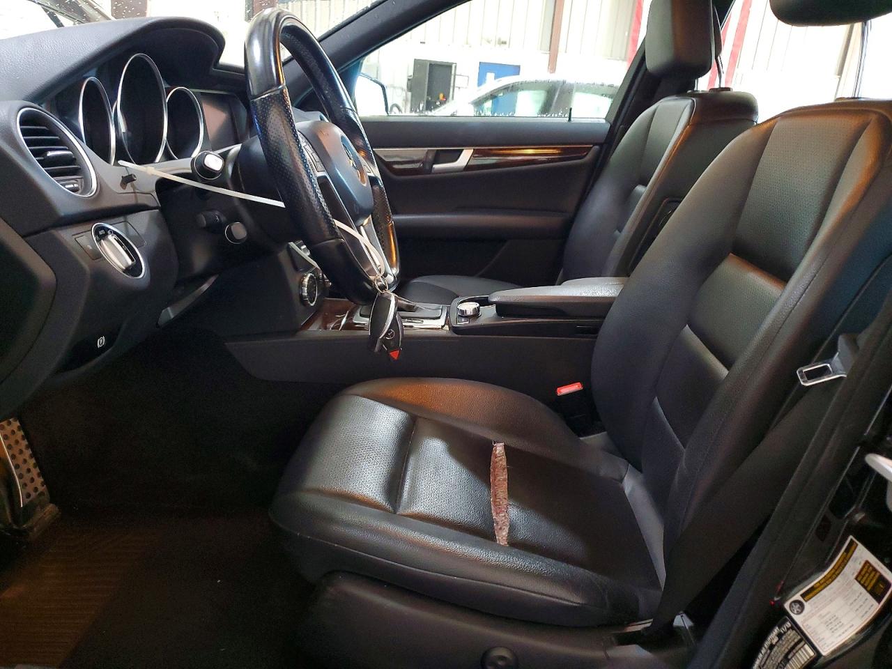 2014 Mercedes-benz C 300 4matic Black vin: WDDGF8AB4EA925531