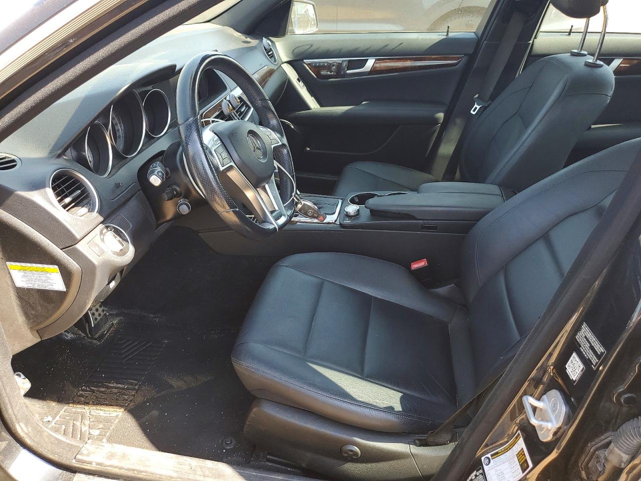 2014 Mercedes-benz C 300 4matic Blue vin: WDDGF8AB4EA930907