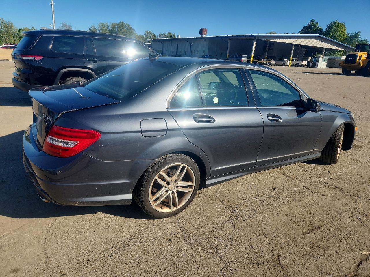 2014 Mercedes-benz C 300 4matic Gray vin: WDDGF8AB4EA939056