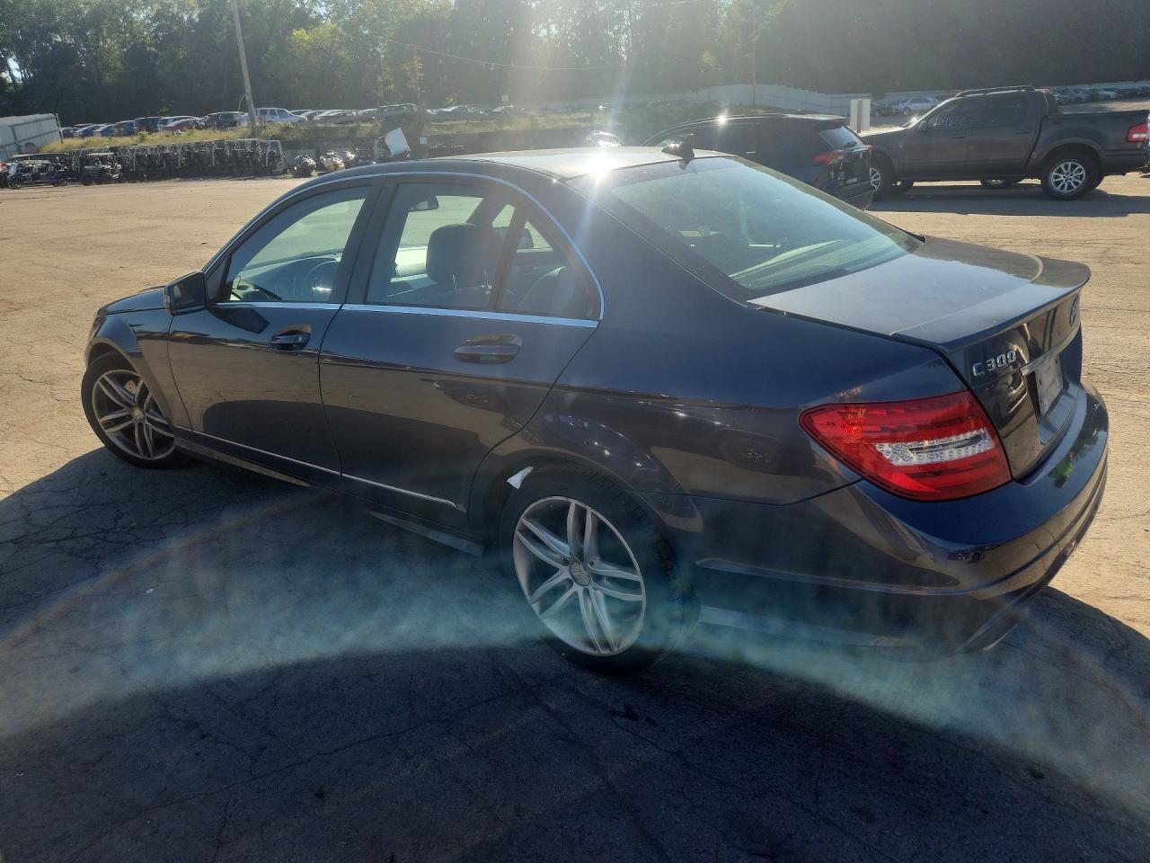 2014 Mercedes-benz C 300 4matic Gray vin: WDDGF8AB4EA939056