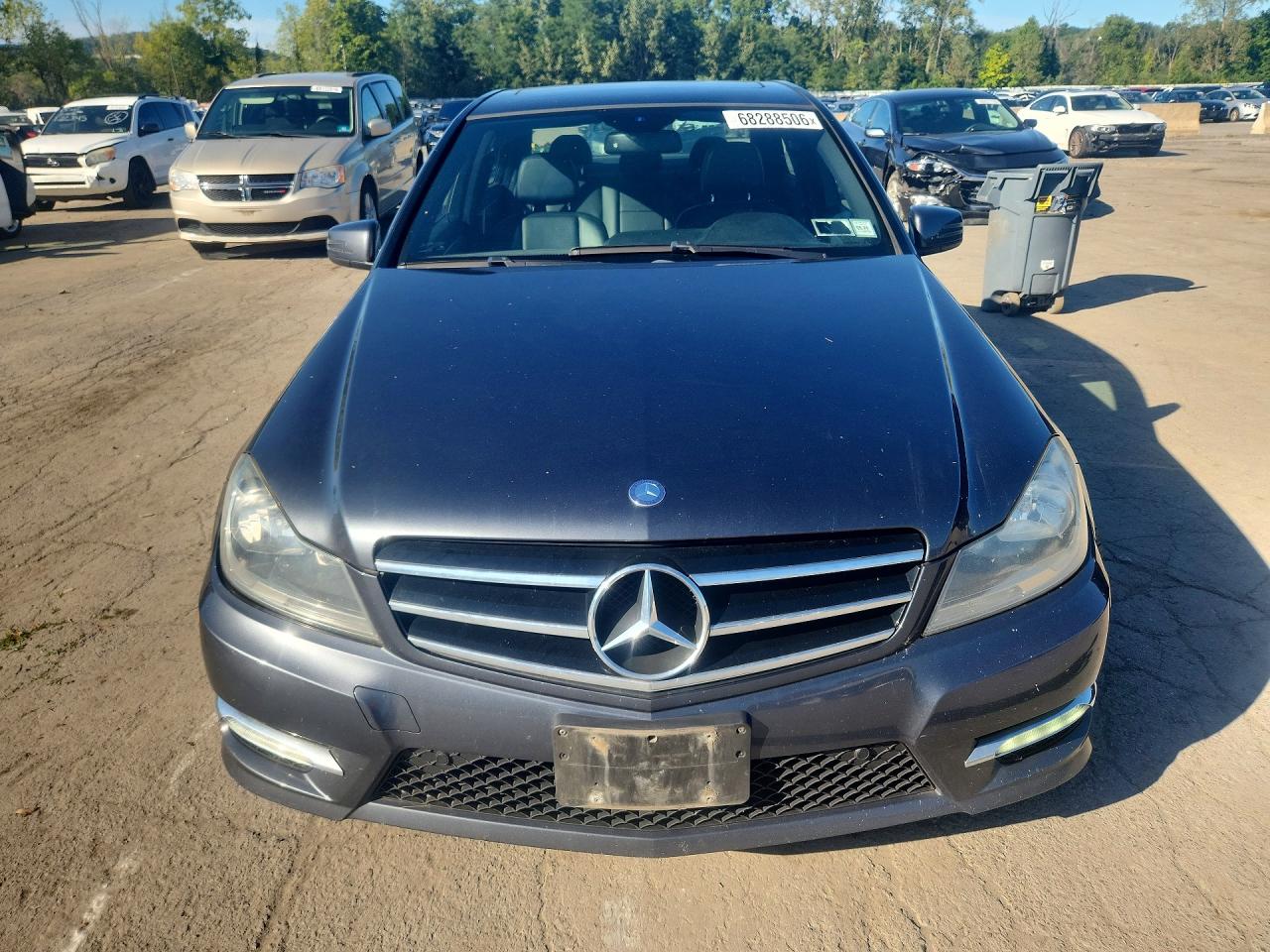 2014 Mercedes-benz C 300 4matic Gray vin: WDDGF8AB4EA939056