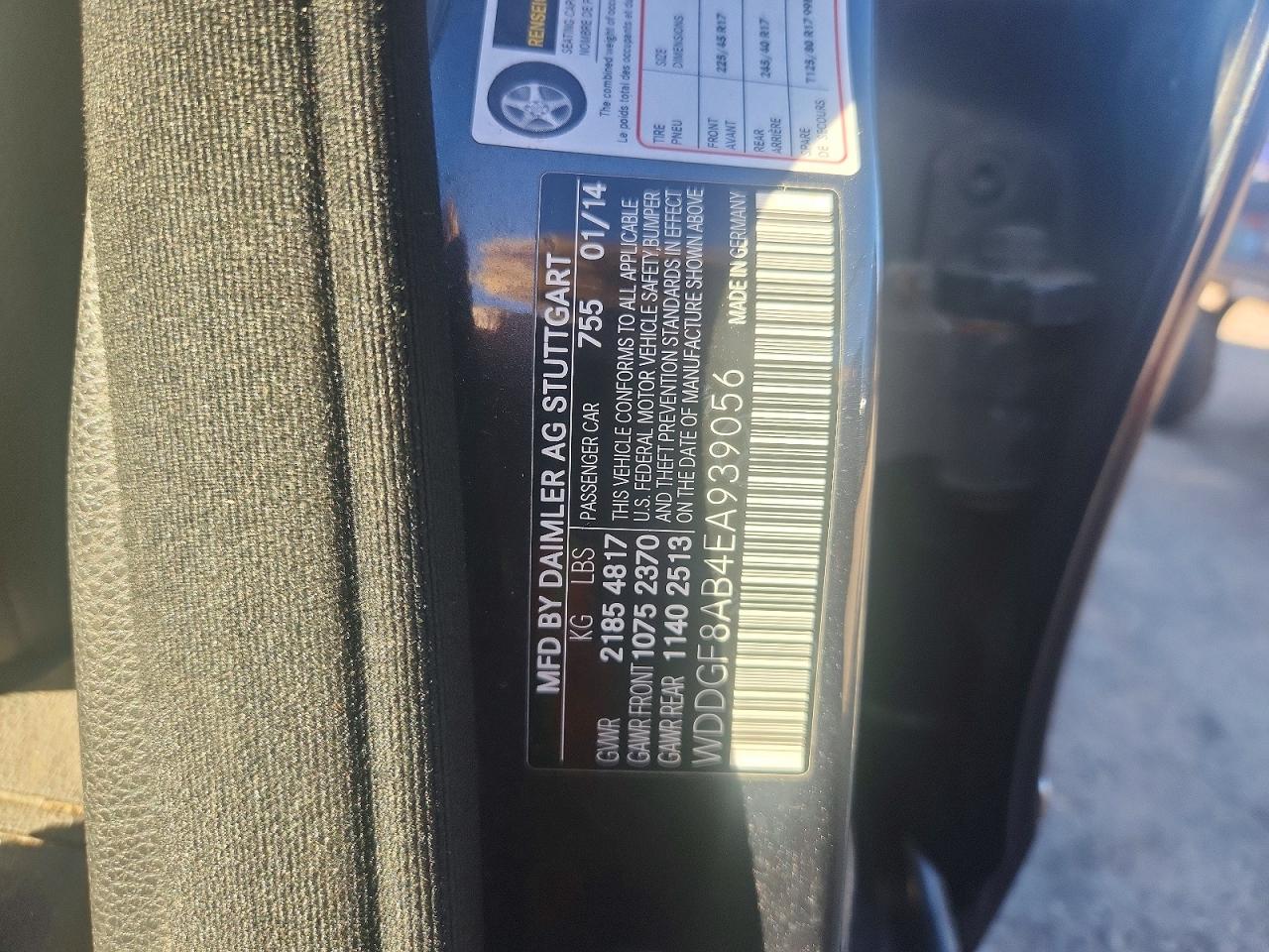 2014 Mercedes-benz C 300 4matic Gray vin: WDDGF8AB4EA939056