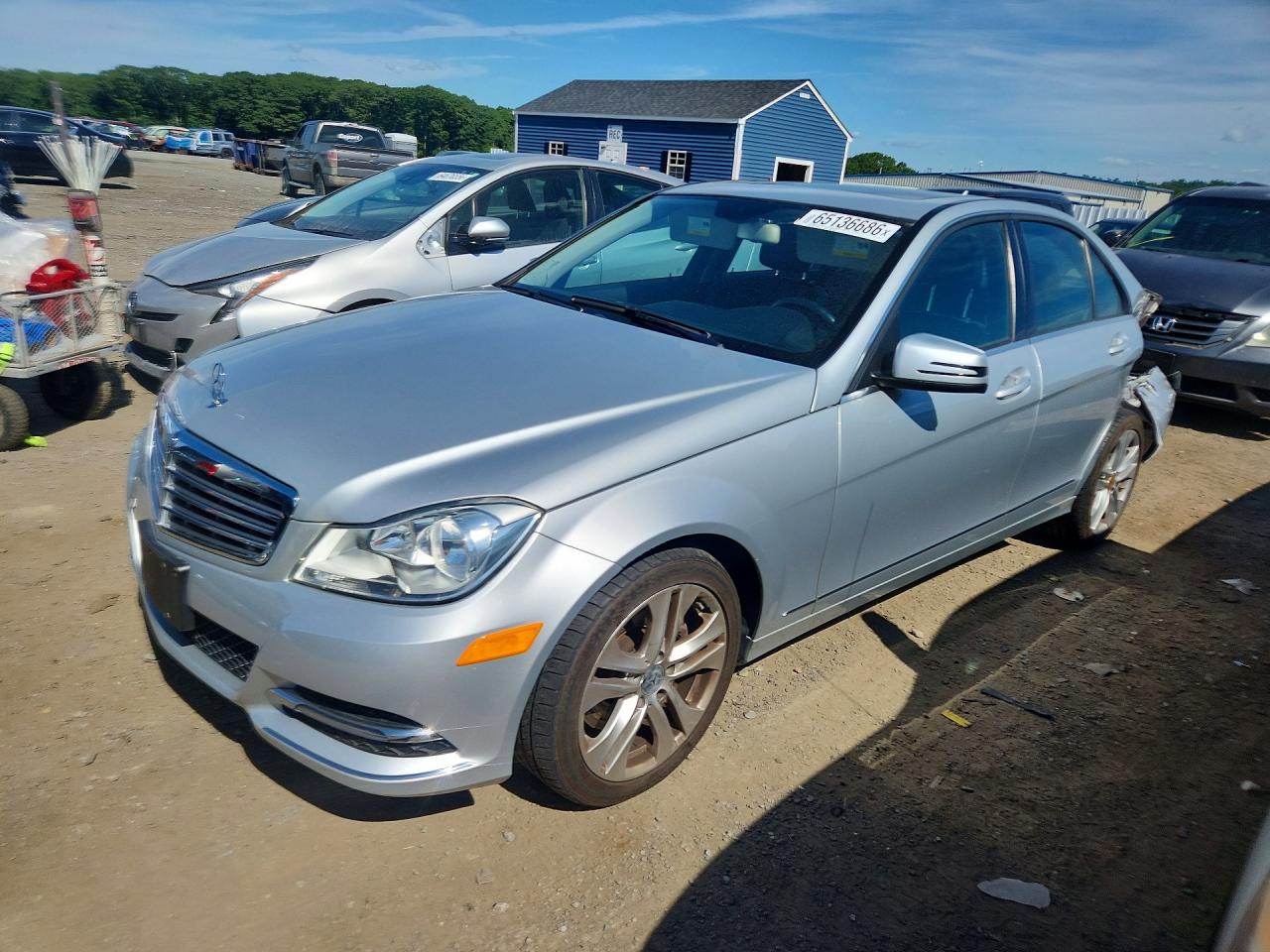 2014 Mercedes-benz C 300 4matic Gray vin: WDDGF8AB4EA940627