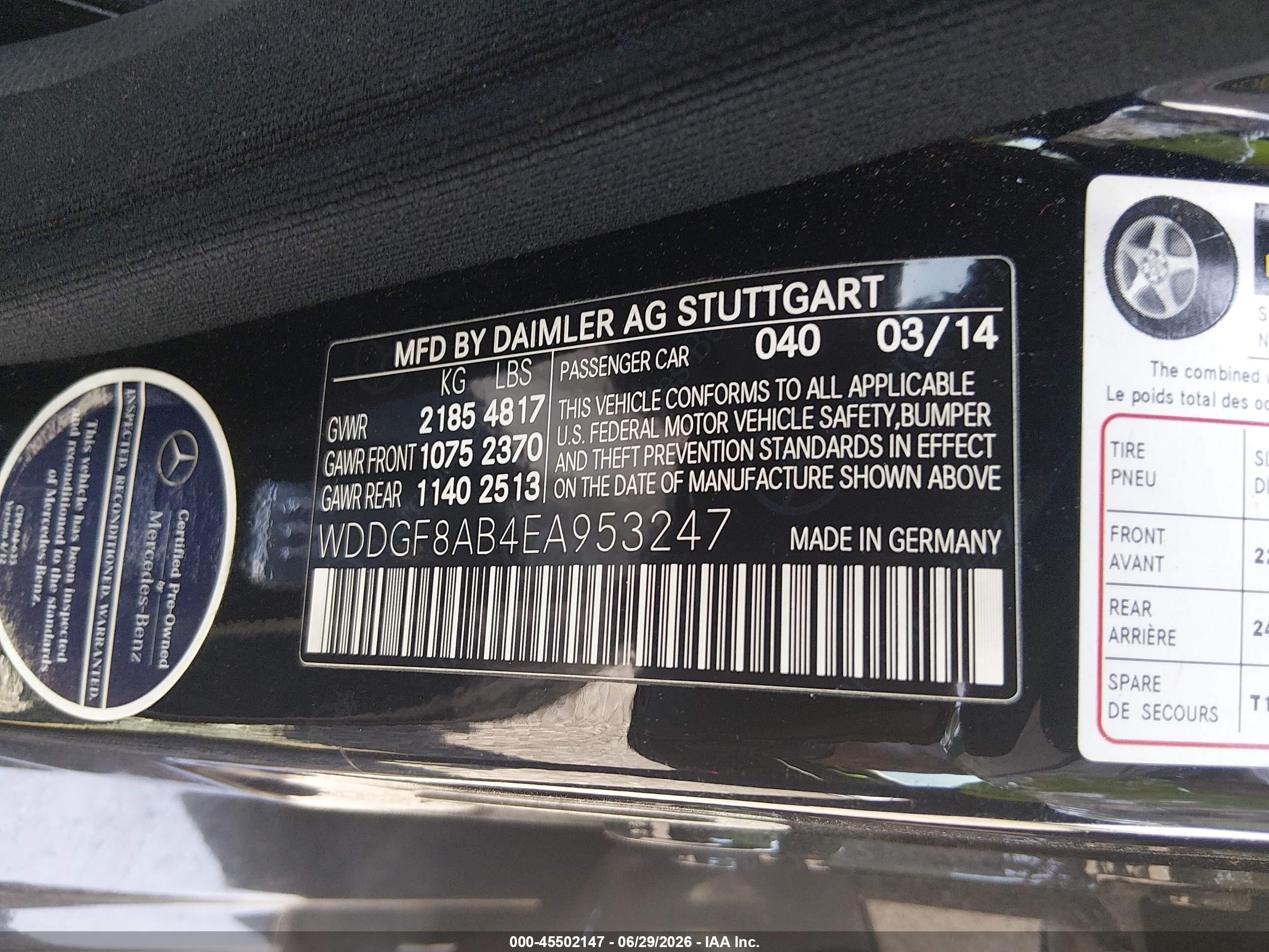 2014 Mercedes-benz C 300 Sport 4matic Black vin: WDDGF8AB4EA953247