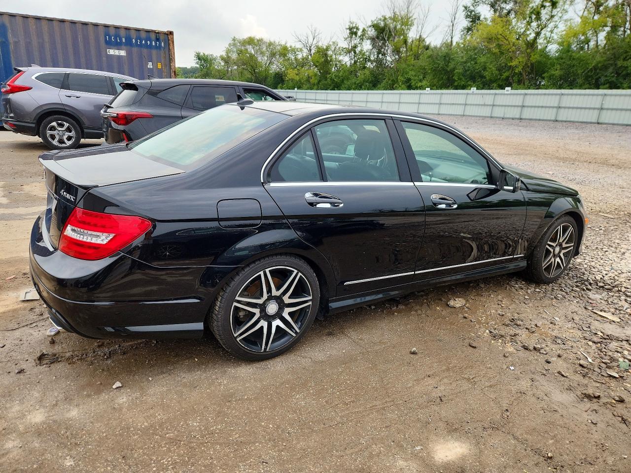 2014 Mercedes-benz C 300 4matic Черный vin: WDDGF8AB4EA954012