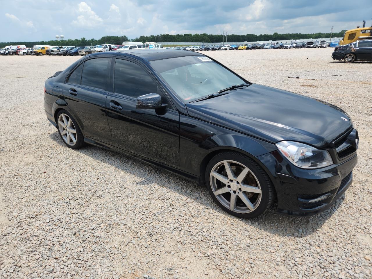2014 Mercedes-benz C 300 4matic Black vin: WDDGF8AB4EA967150