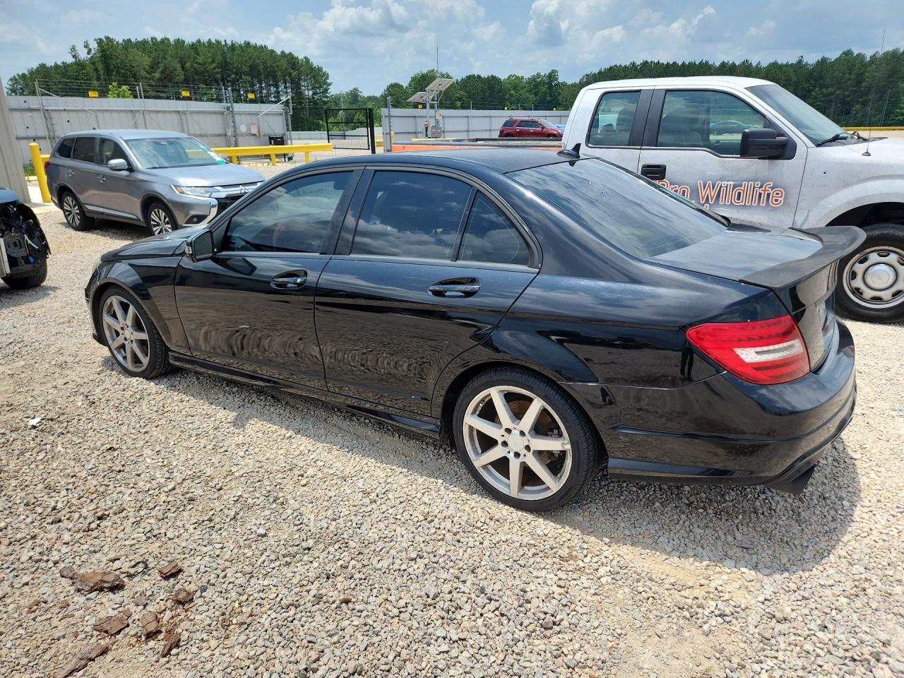 2014 Mercedes-benz C 300 4matic Black vin: WDDGF8AB4EA967150