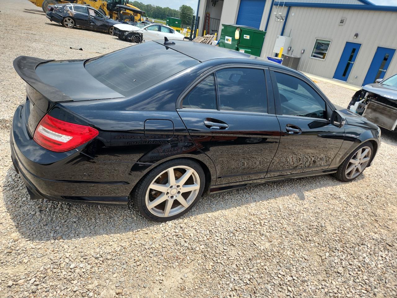 2014 Mercedes-benz C 300 4matic Black vin: WDDGF8AB4EA967150