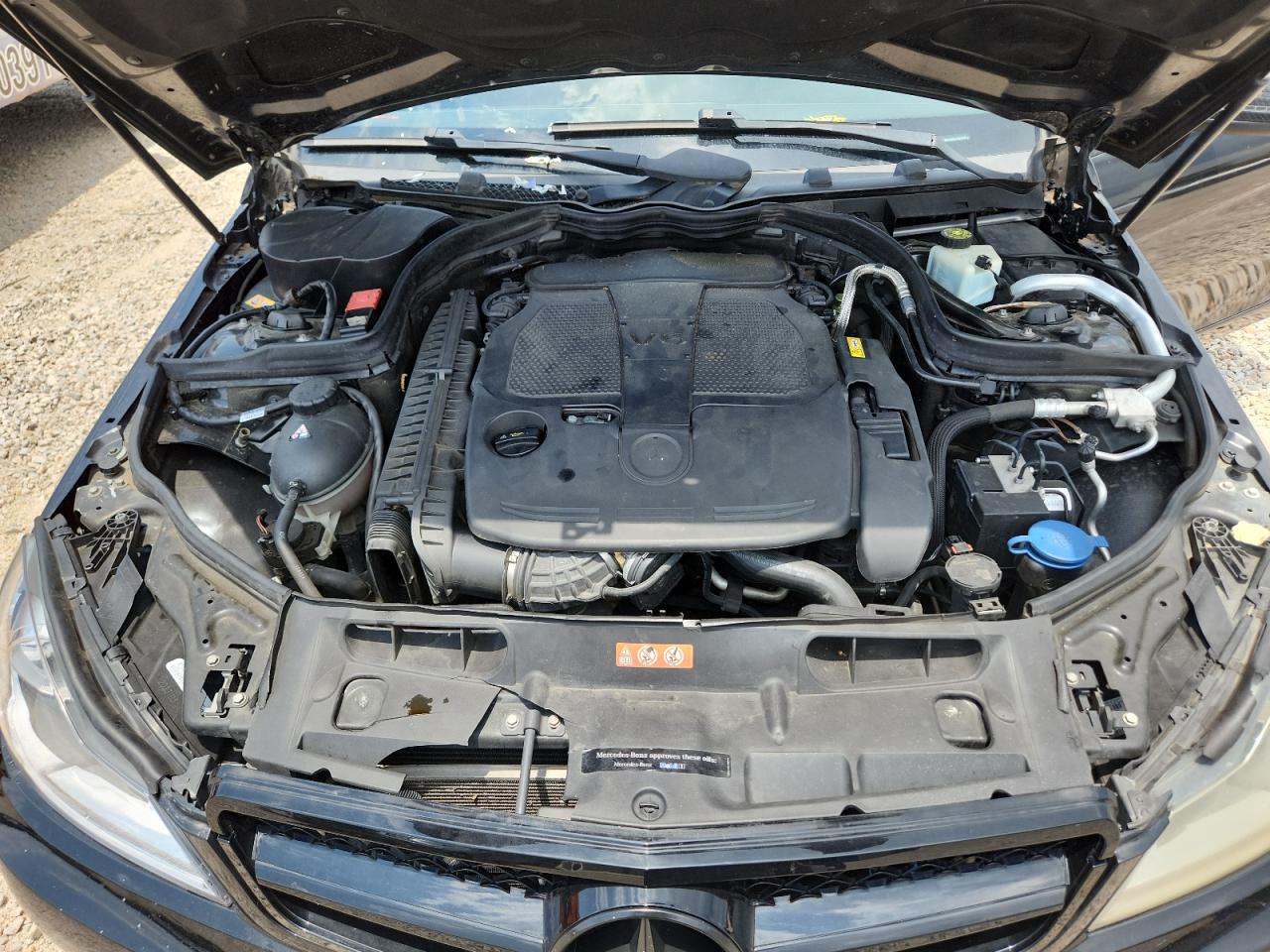 2014 Mercedes-benz C 300 4matic Black vin: WDDGF8AB4EA967150