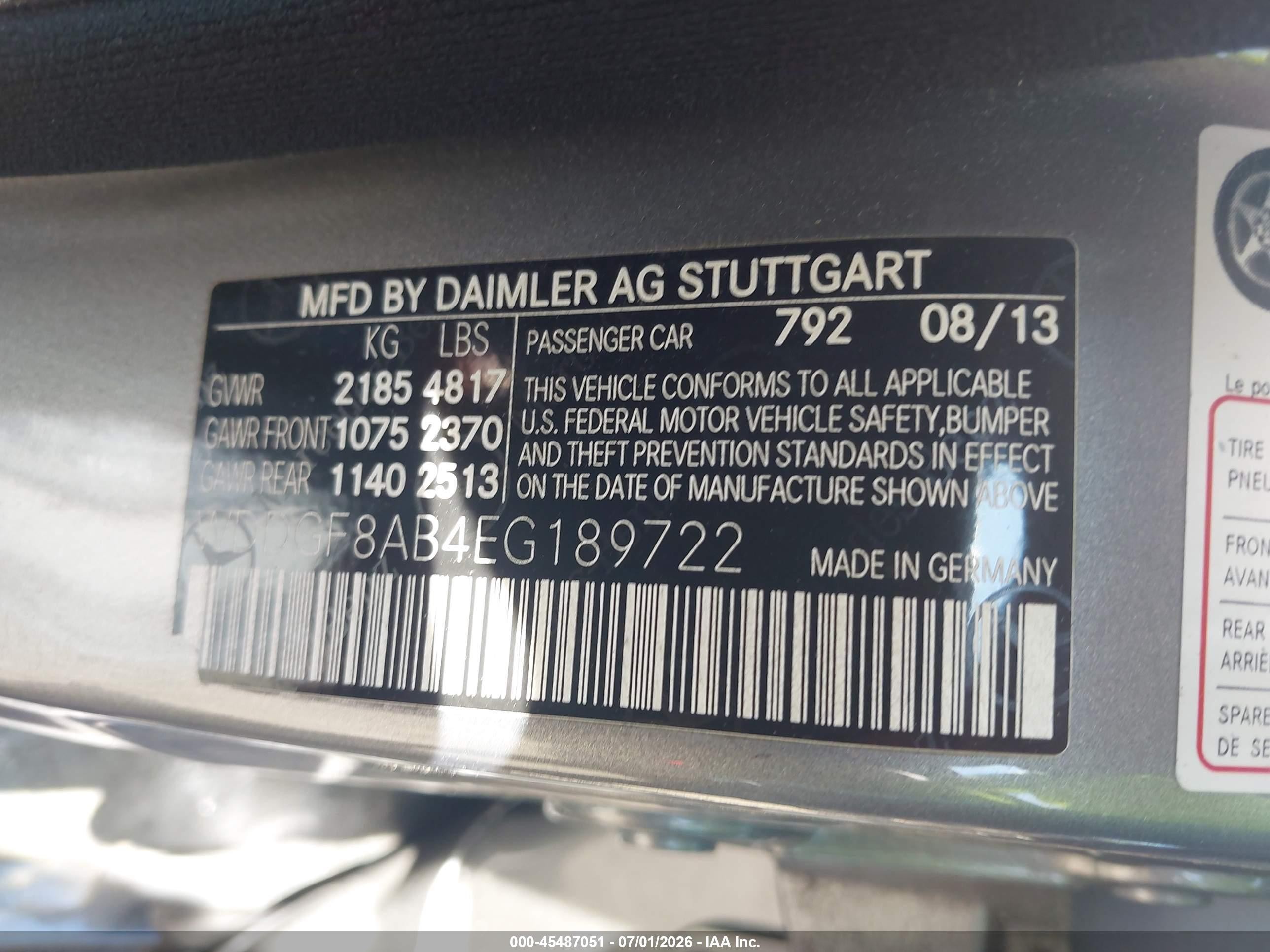 2014 Mercedes-benz C 300 Sport 4matic Серебряный vin: WDDGF8AB4EG189722