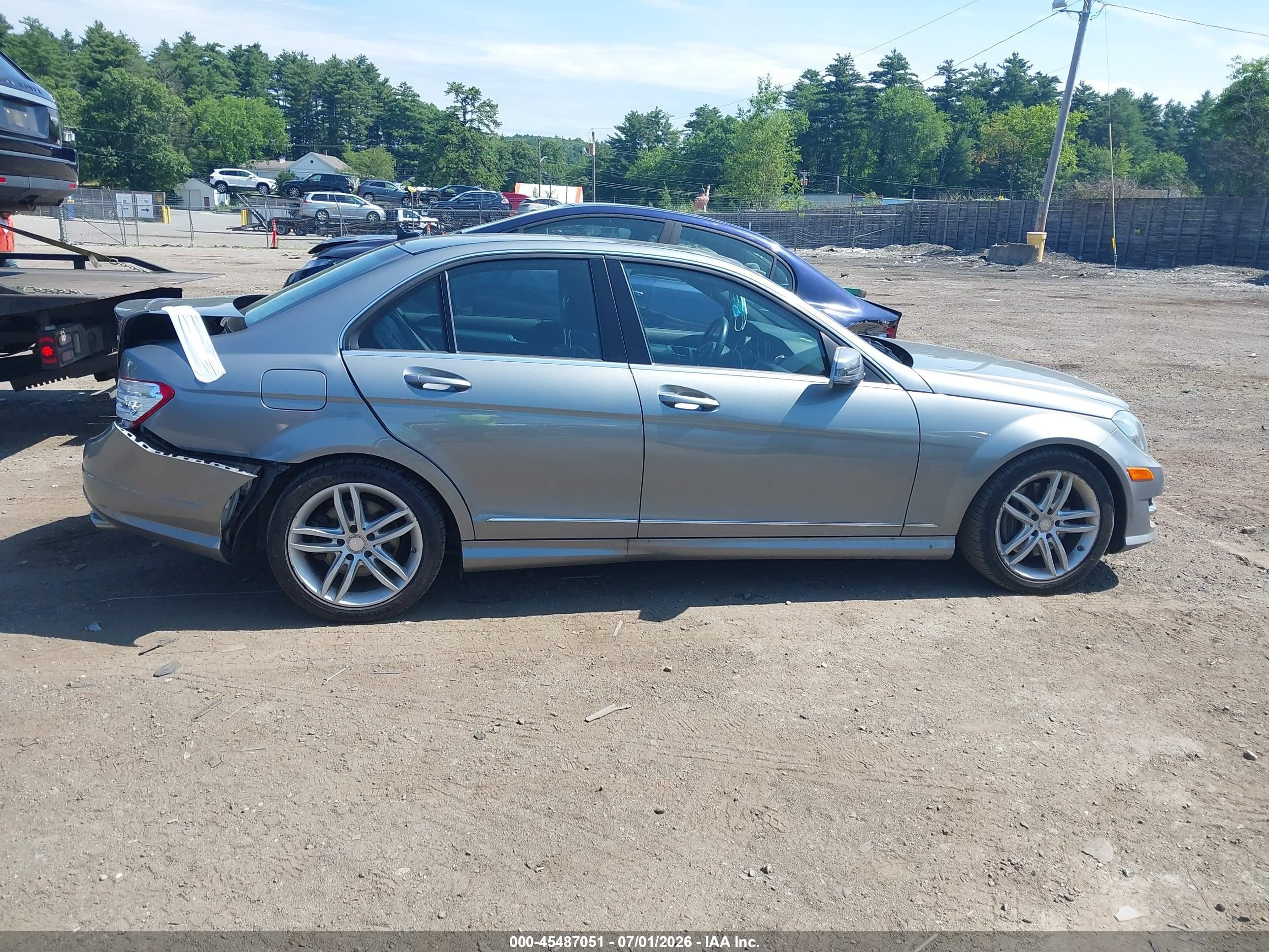 2014 Mercedes-benz C 300 Sport 4matic Серебряный vin: WDDGF8AB4EG189722