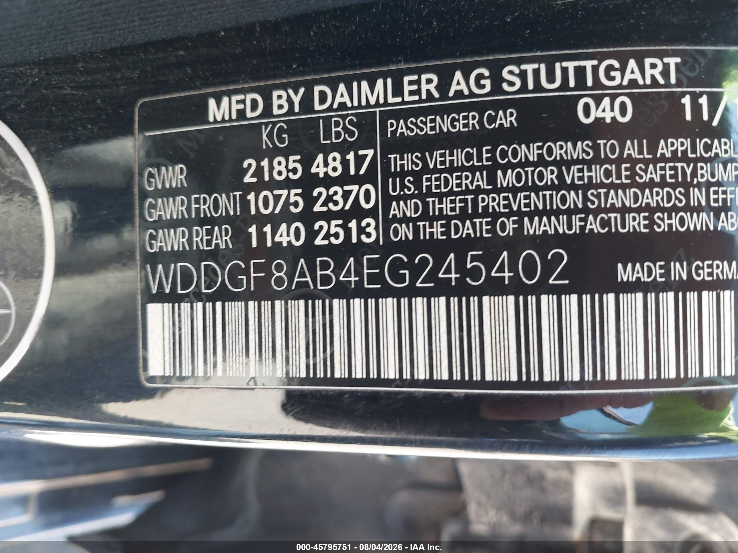 2014 Mercedes-benz C 300 Sport 4matic Black vin: WDDGF8AB4EG245402