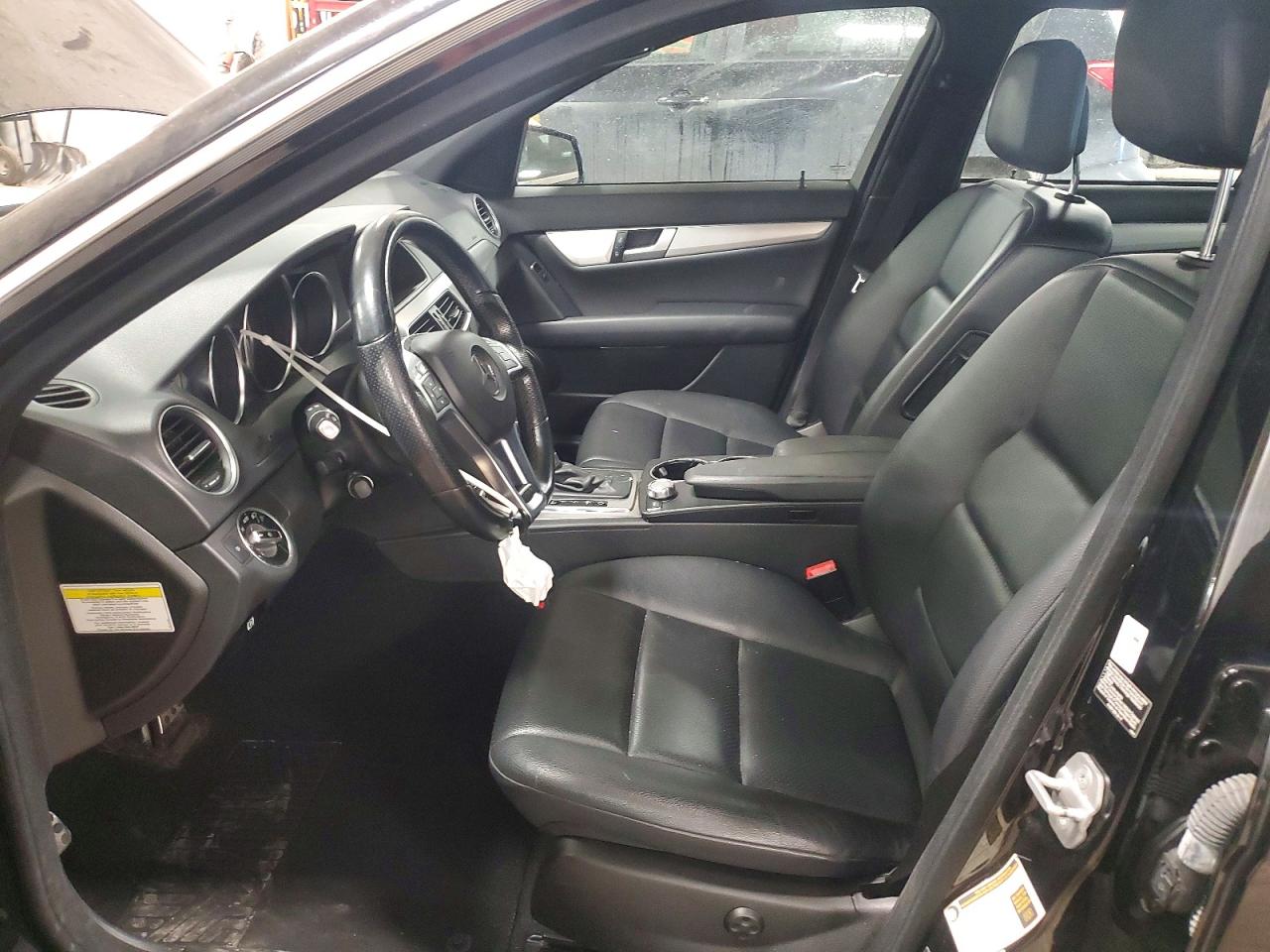 2014 Mercedes-benz C 300 4matic Black vin: WDDGF8AB4ER306235