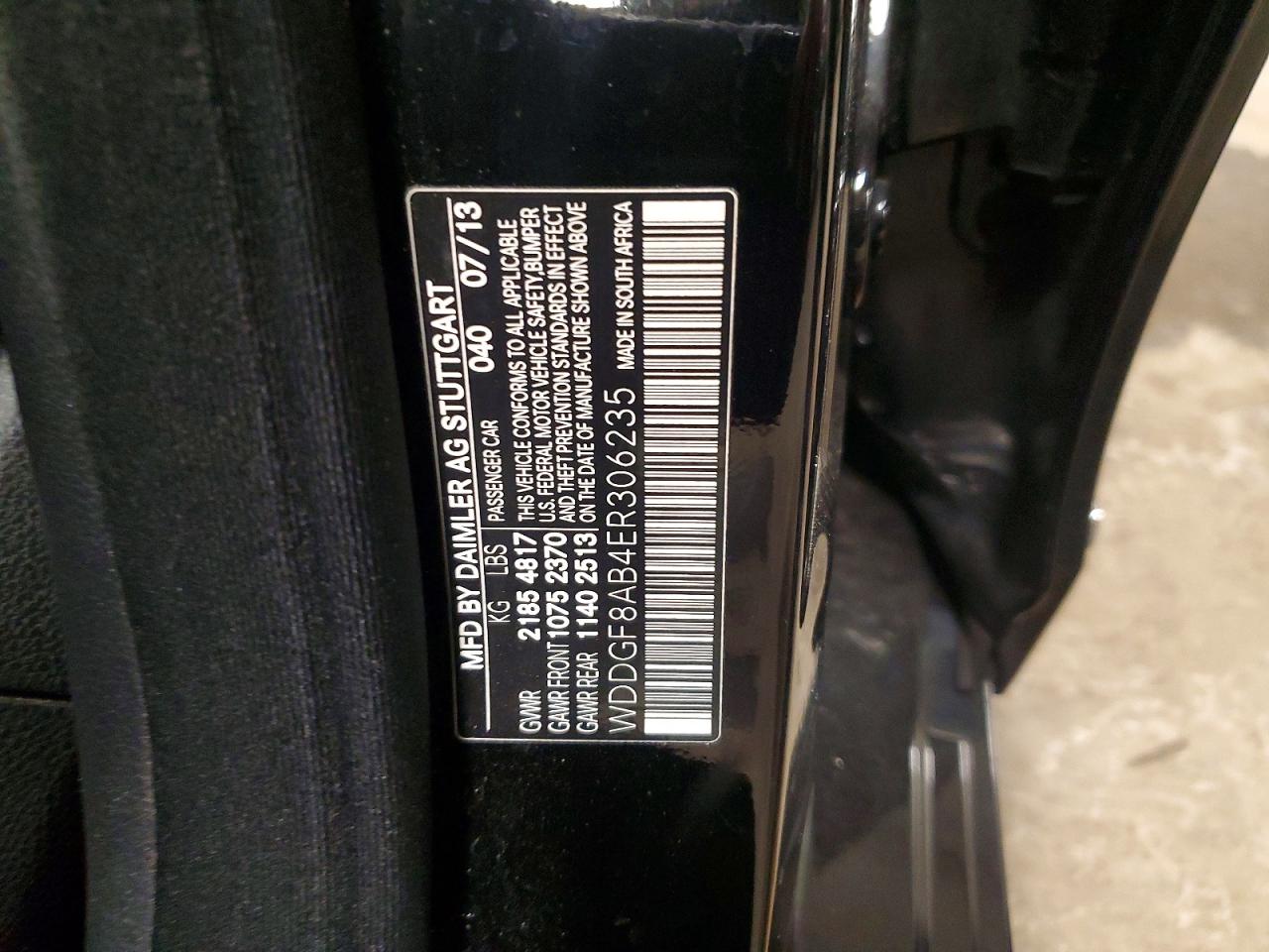 2014 Mercedes-benz C 300 4matic Black vin: WDDGF8AB4ER306235