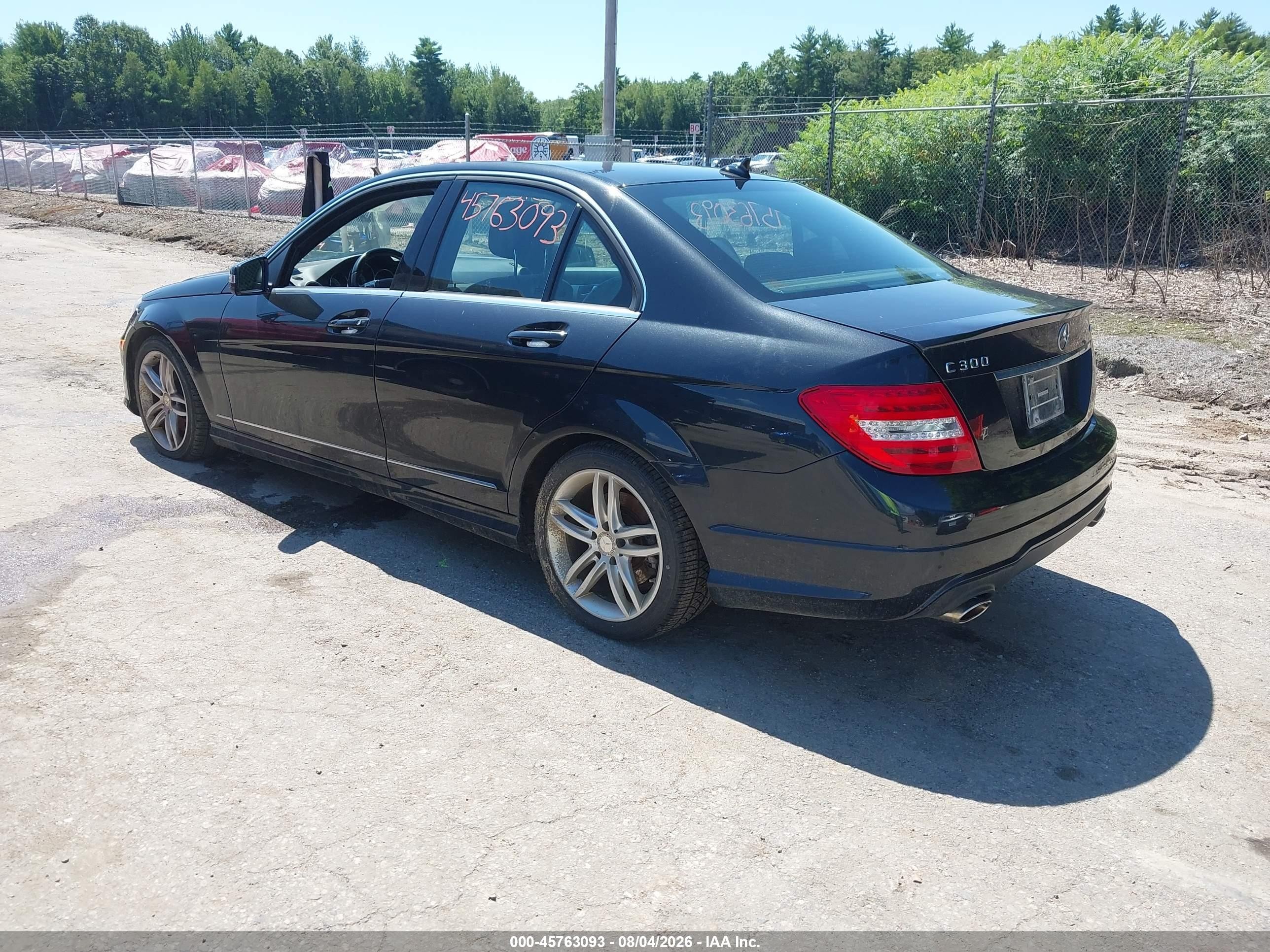 2014 Mercedes-benz C 300 Sport 4matic Gray vin: WDDGF8AB4ER308289