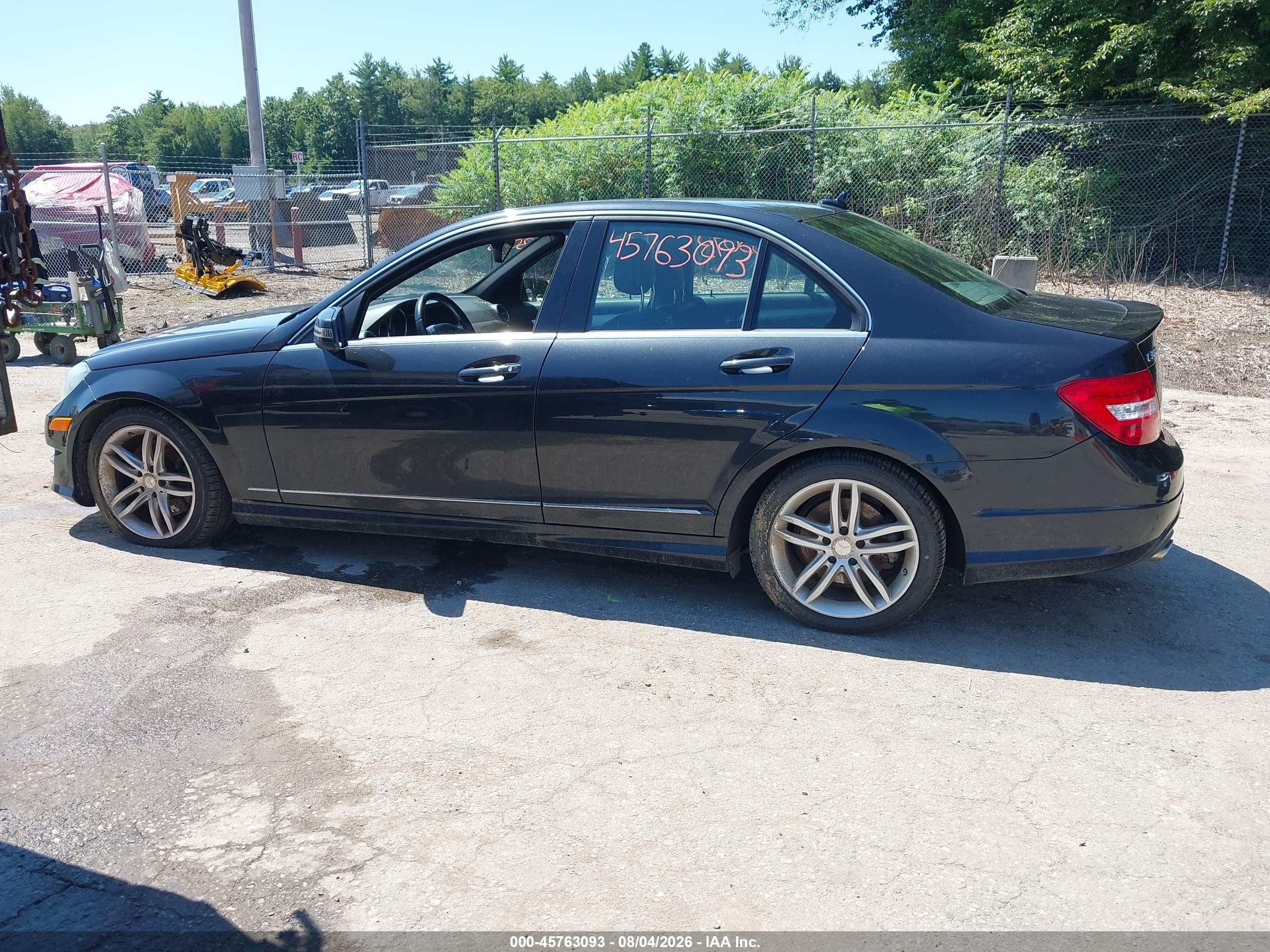 2014 Mercedes-benz C 300 Sport 4matic Gray vin: WDDGF8AB4ER308289