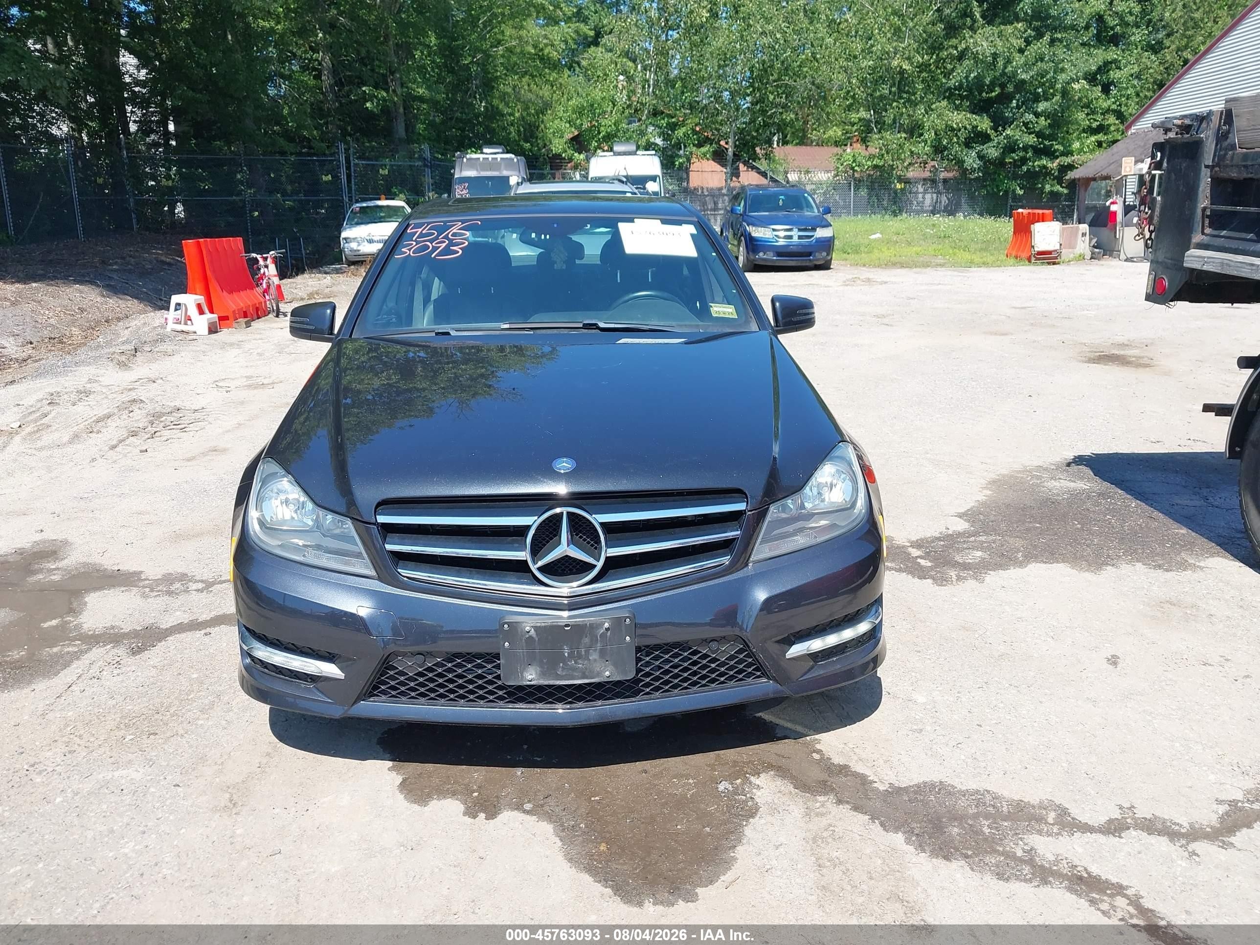 2014 Mercedes-benz C 300 Sport 4matic Gray vin: WDDGF8AB4ER308289