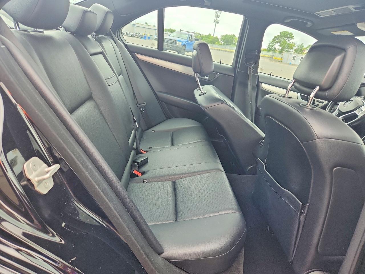 2014 Mercedes-benz C Class Black vin: WDDGF8AB4ER311094