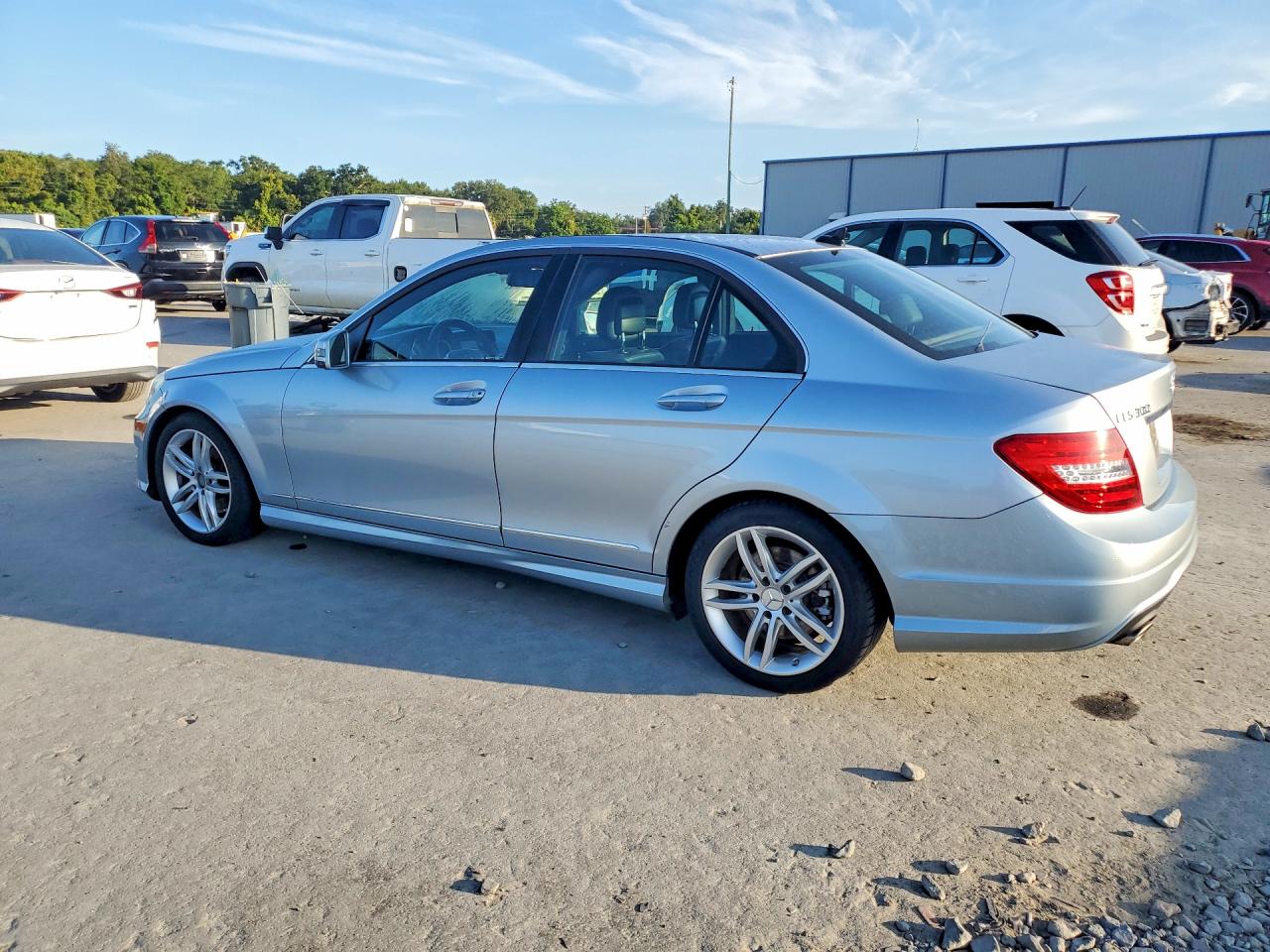 2013 Mercedes-benz C 300 4matic Blue vin: WDDGF8AB5DA822990