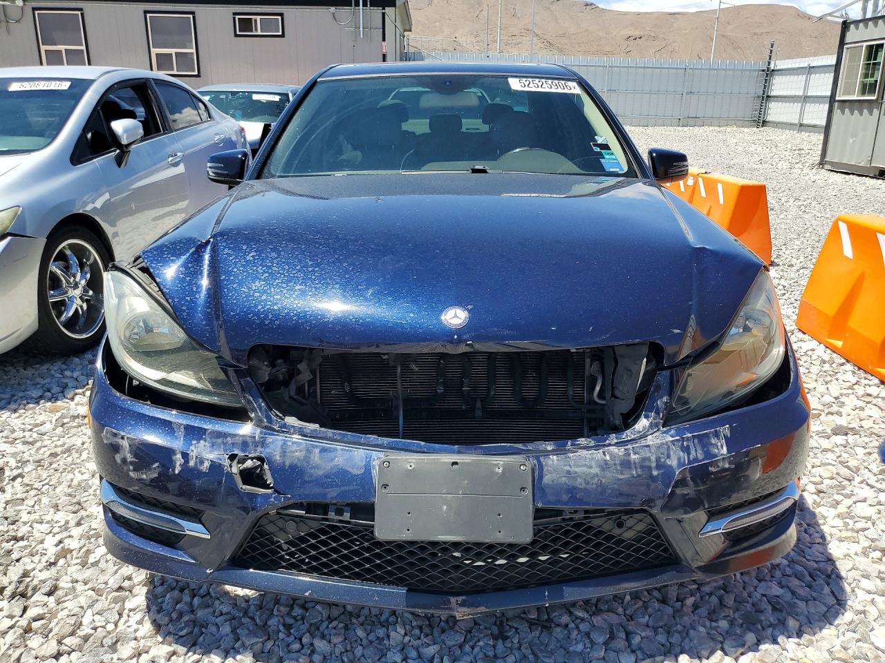 2013 Mercedes-benz C 300 4matic Blue vin: WDDGF8AB5DA833116