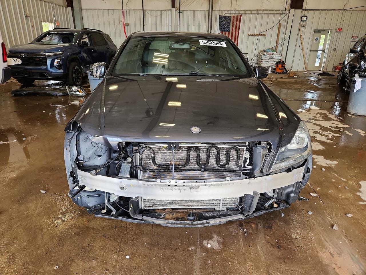 2013 Mercedes-benz C 300 4matic Gray vin: WDDGF8AB5DA838588
