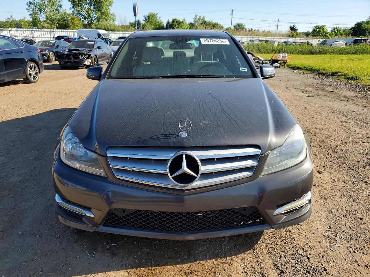 2013 Mercedes-benz C 300 4matic Black vin: WDDGF8AB5DA840065