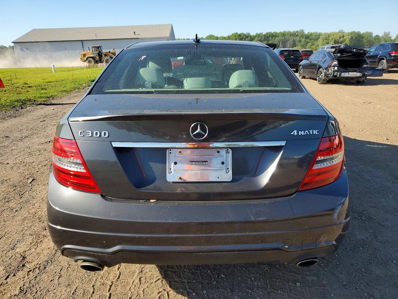 2013 Mercedes-benz C 300 4matic Black vin: WDDGF8AB5DA840065