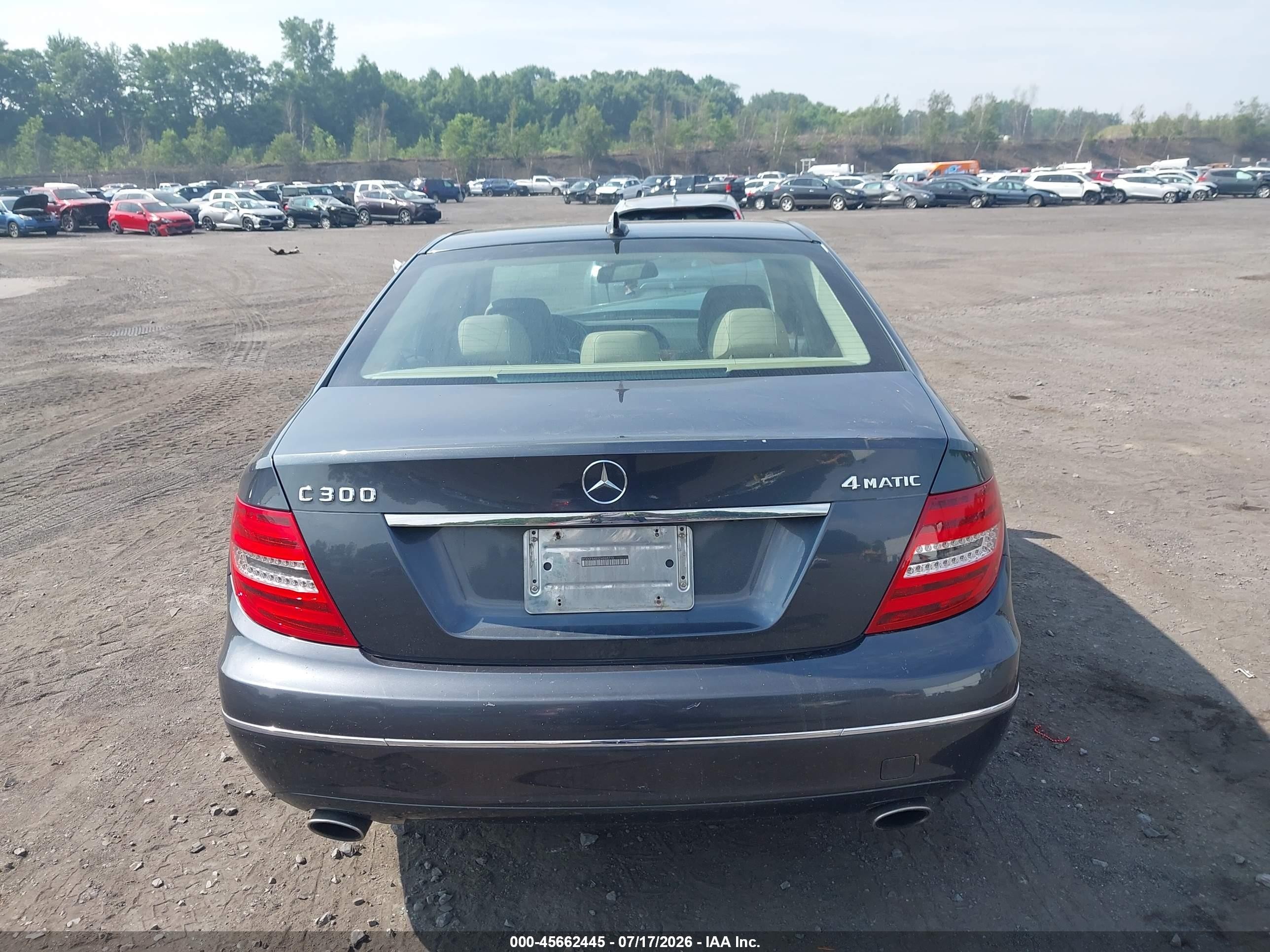 2013 Mercedes-benz C 300 Luxury 4matic Gray vin: WDDGF8AB5DA868710