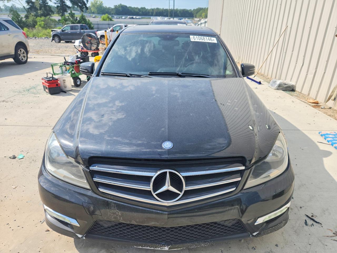 2013 Mercedes-benz C 300 4matic Черный vin: WDDGF8AB5DR251776