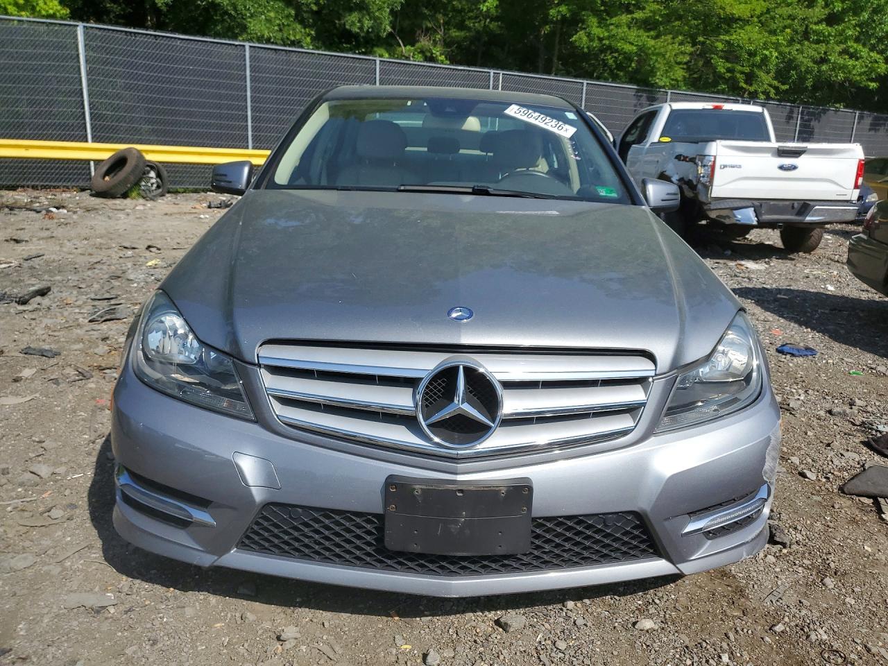 2013 Mercedes-benz C 300 4matic Gray vin: WDDGF8AB5DR282574
