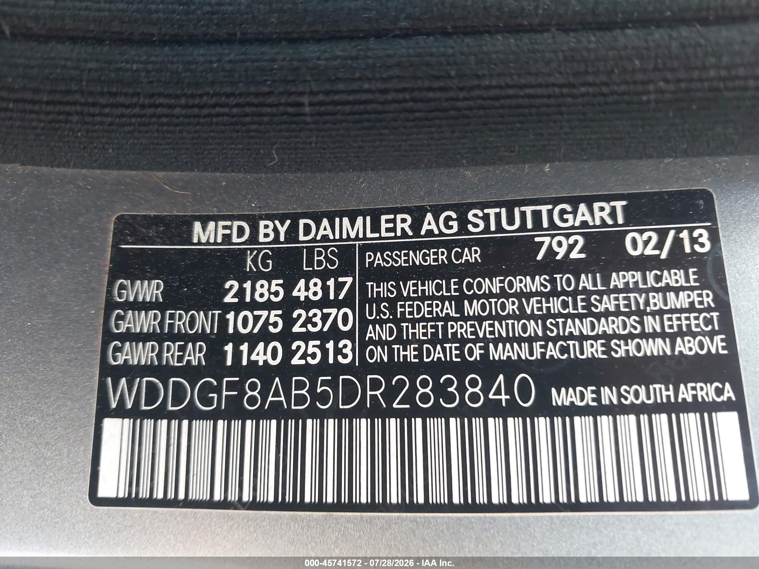2013 Mercedes-benz C 300 Sport 4matic Серый vin: WDDGF8AB5DR283840