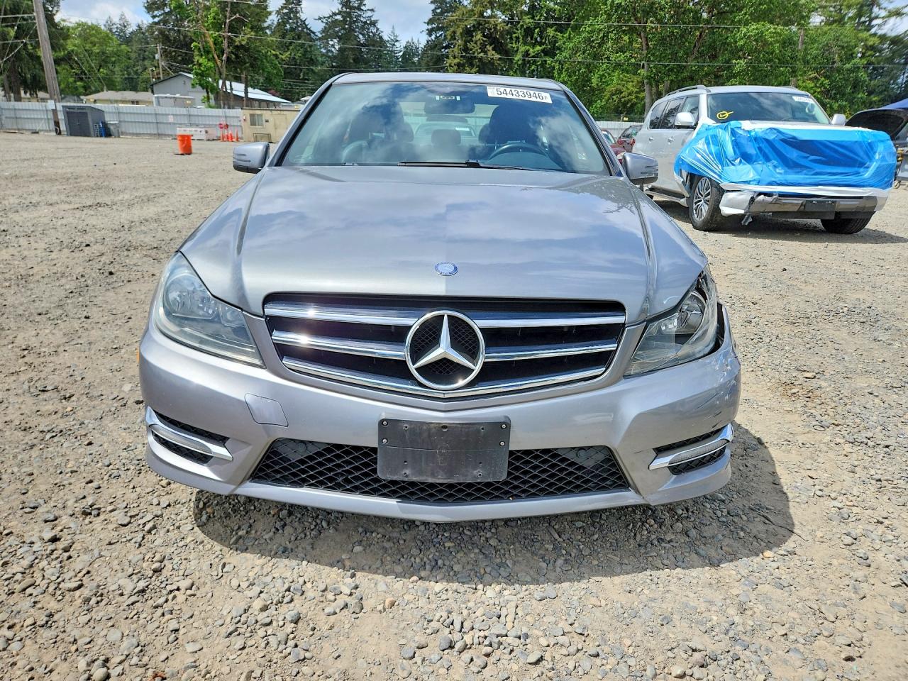2014 Mercedes-benz C 300 4matic Серый vin: WDDGF8AB5EA939972