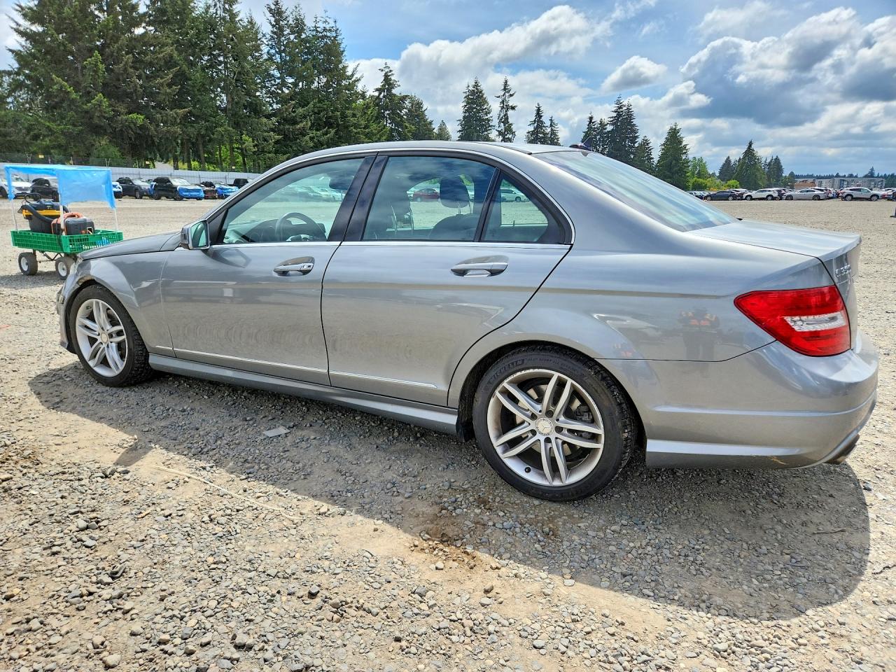 2014 Mercedes-benz C 300 4matic Серый vin: WDDGF8AB5EA939972