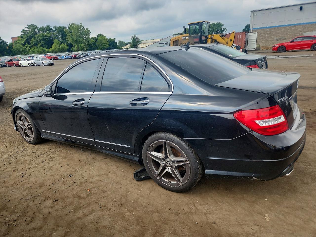 2014 Mercedes-benz C 300 4matic Black vin: WDDGF8AB5EA940524