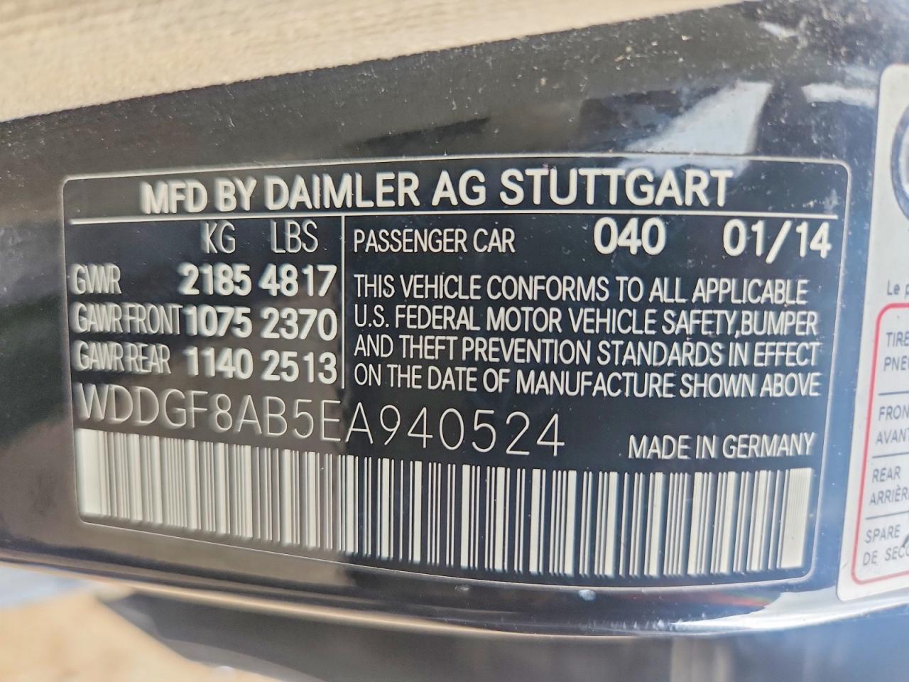 2014 Mercedes-benz C 300 4matic Black vin: WDDGF8AB5EA940524