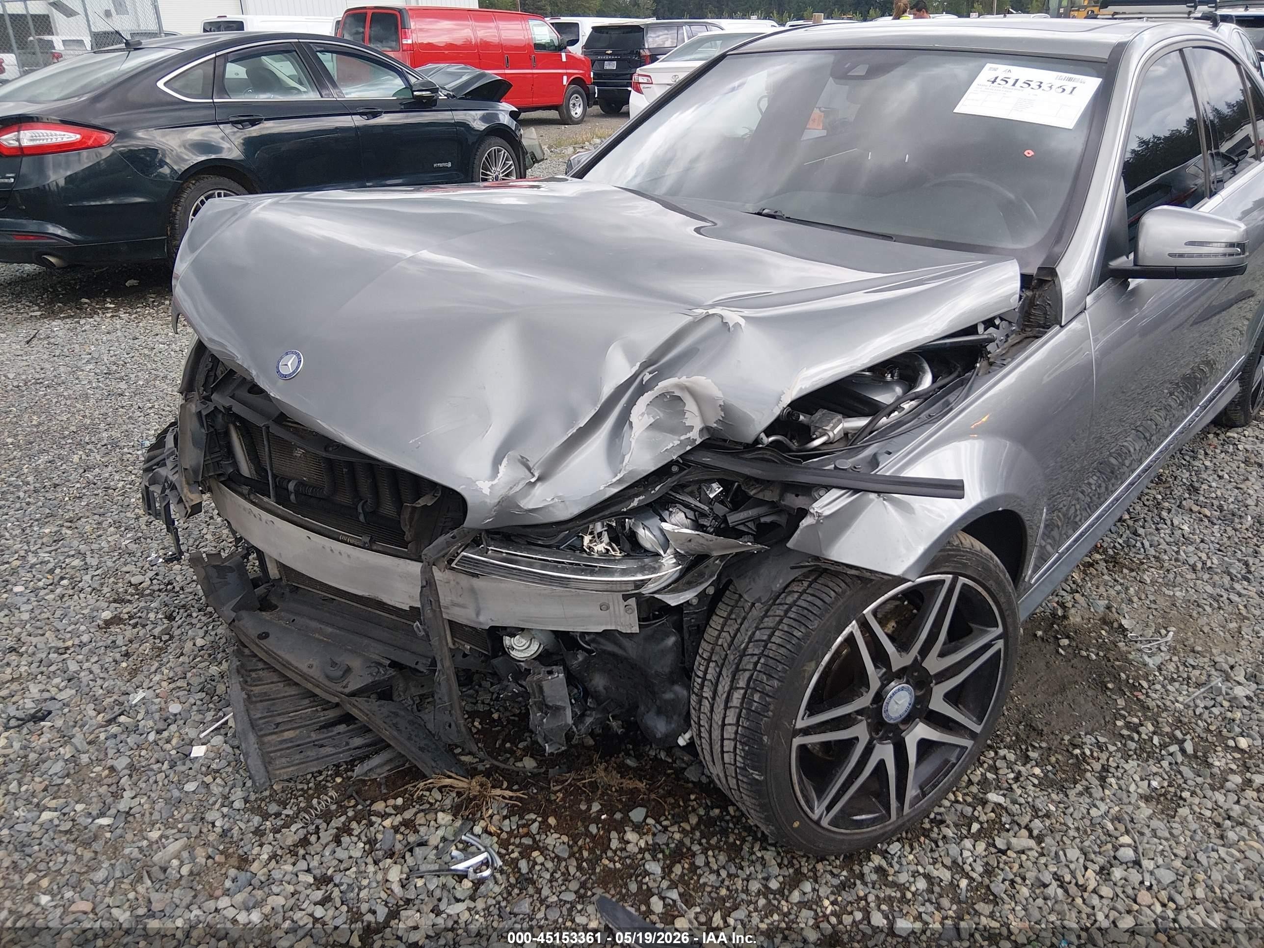 2014 Mercedes-benz C 300 Sport 4matic Gray vin: WDDGF8AB5EG171584