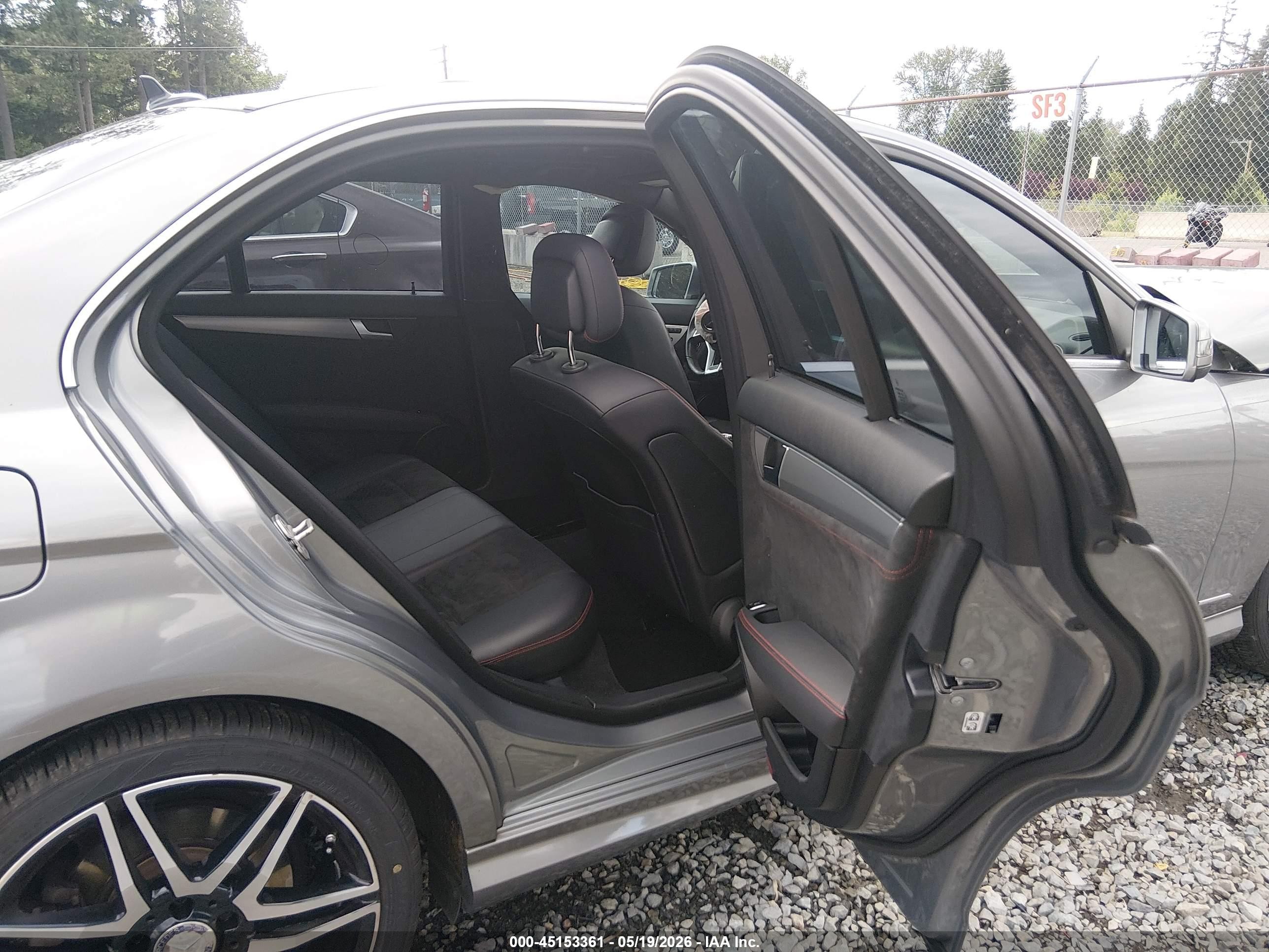 2014 Mercedes-benz C 300 Sport 4matic Gray vin: WDDGF8AB5EG171584