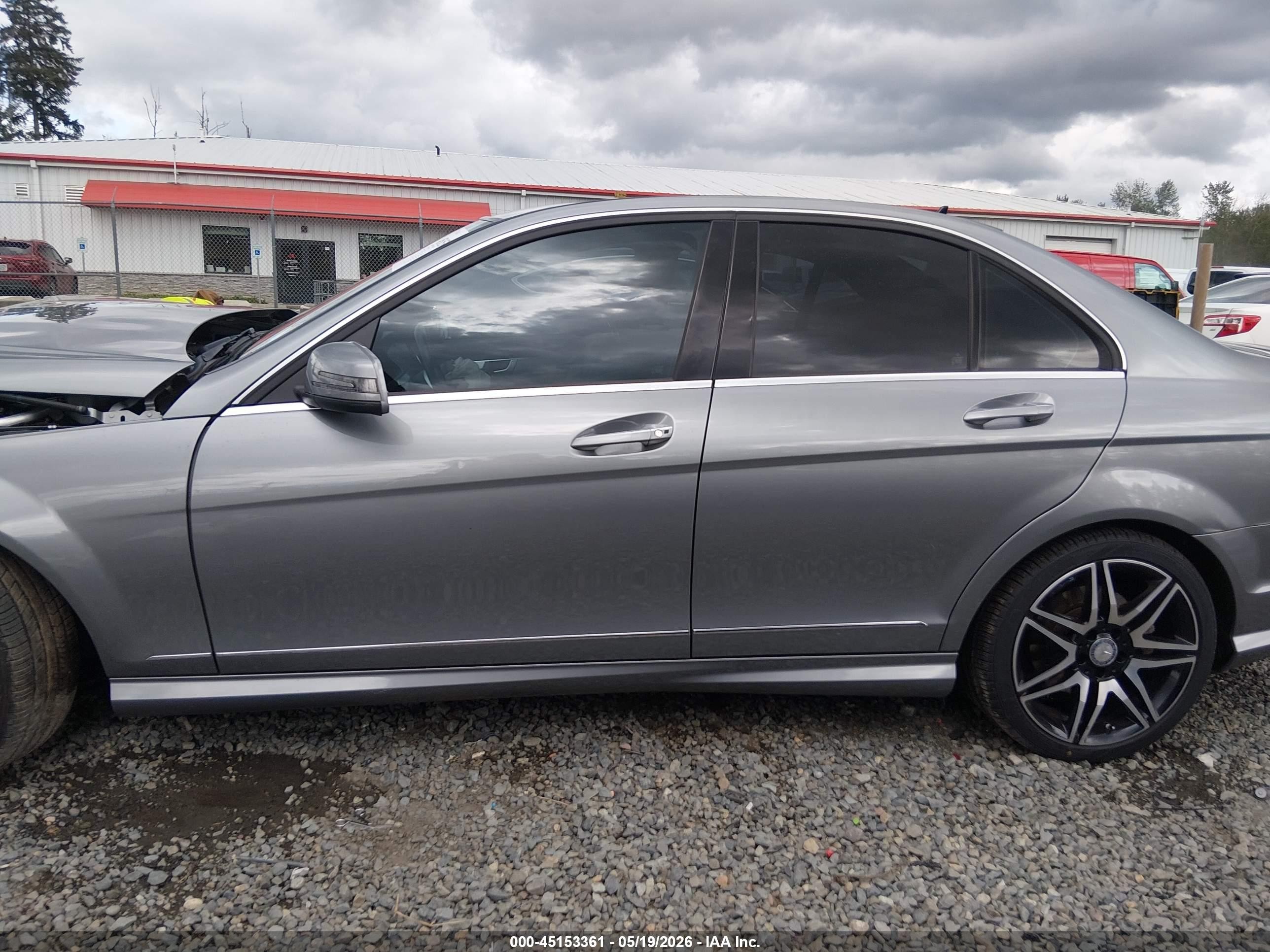 2014 Mercedes-benz C 300 Sport 4matic Gray vin: WDDGF8AB5EG171584