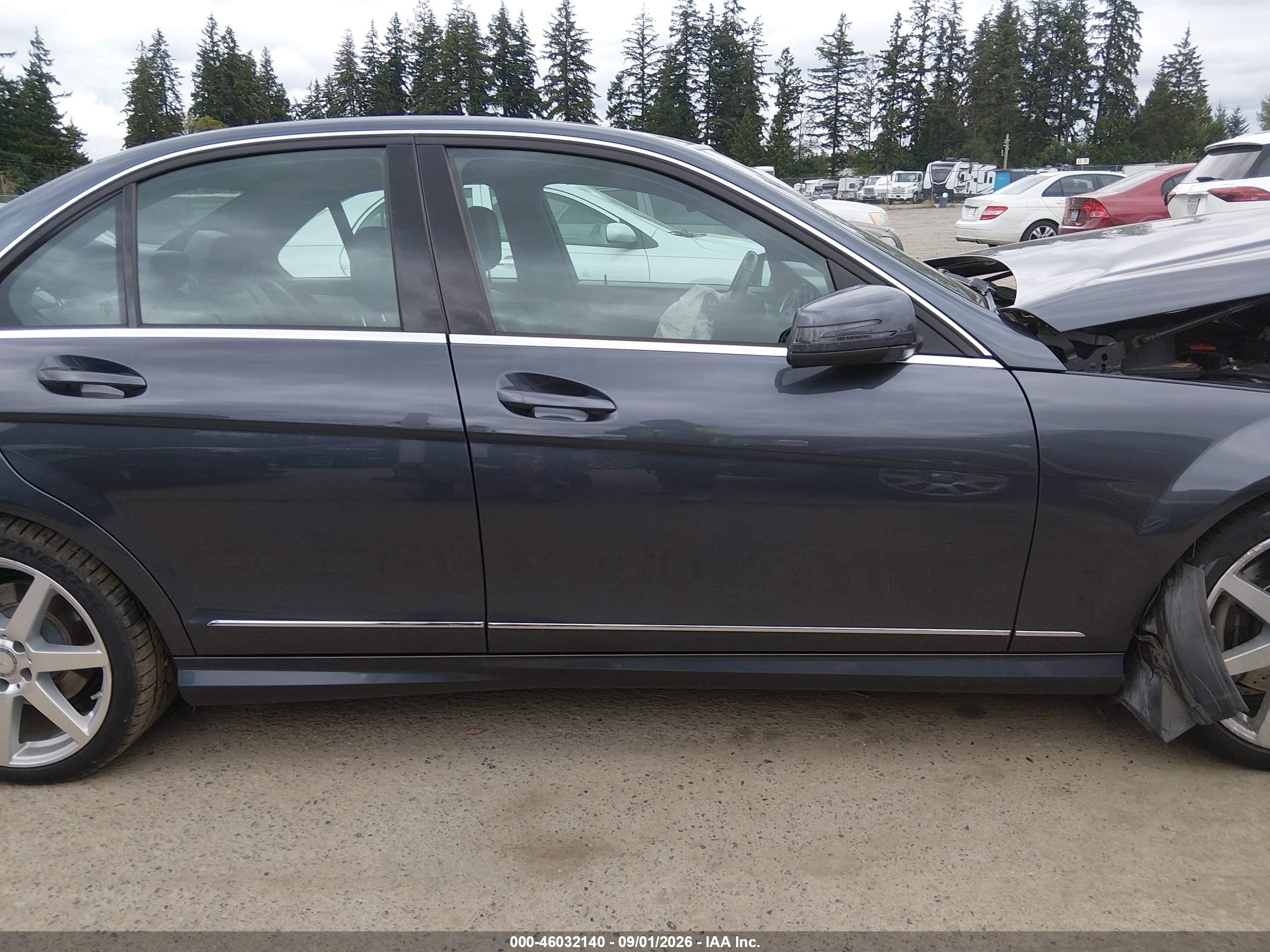 2014 Mercedes-benz C 300 Sport 4matic Gray vin: WDDGF8AB5EG252052