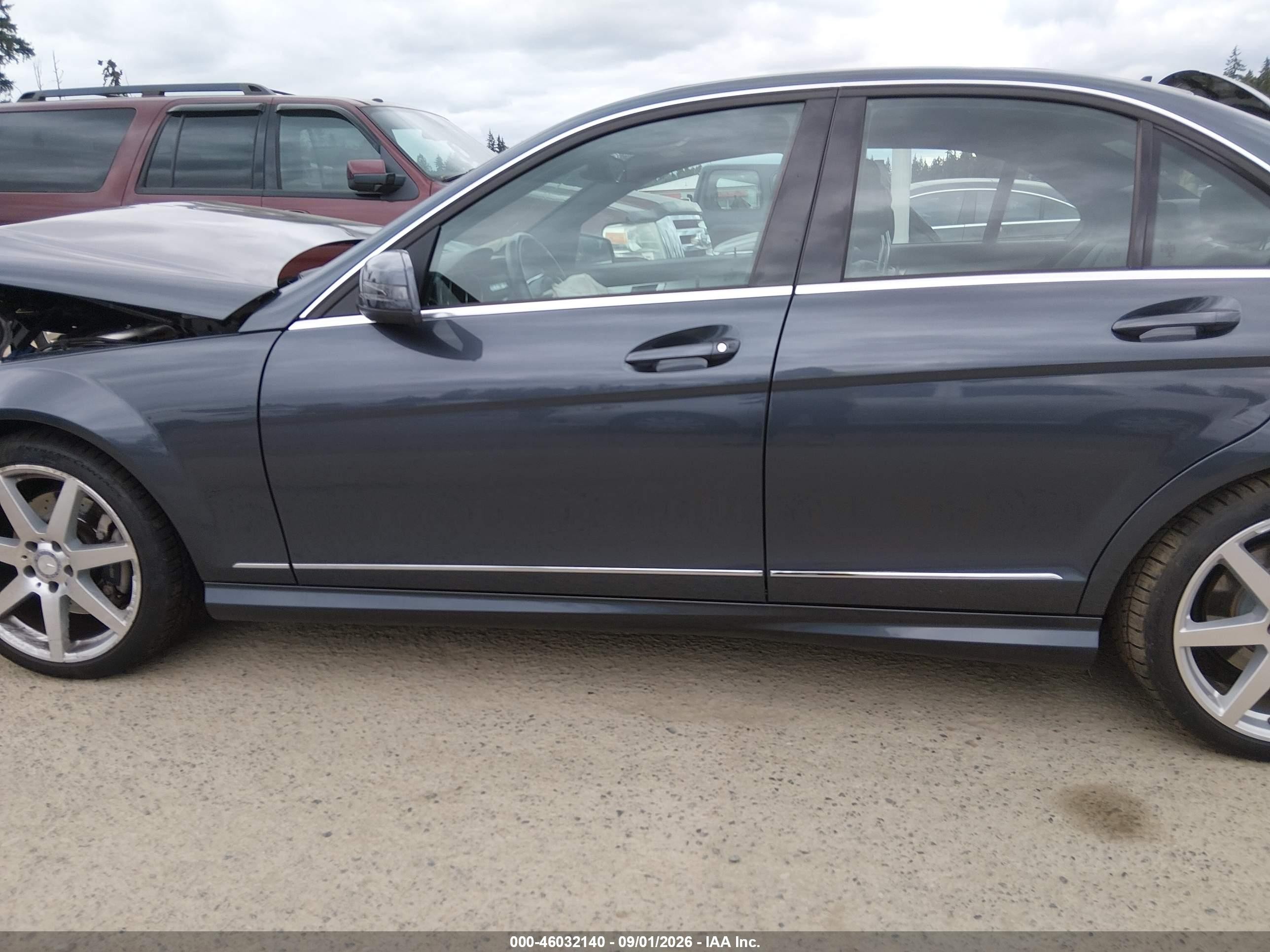2014 Mercedes-benz C 300 Sport 4matic Gray vin: WDDGF8AB5EG252052