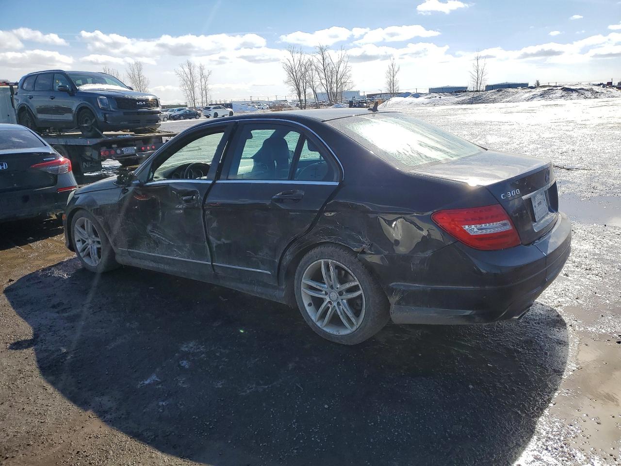 2013 Mercedes-benz C Black vin: WDDGF8AB6DA769216