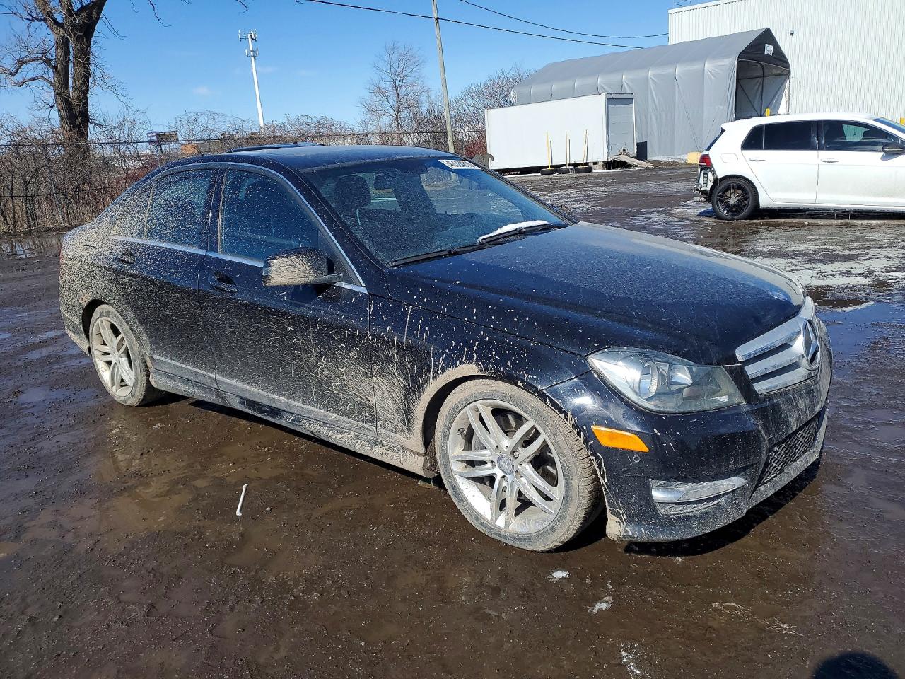 2013 Mercedes-benz C Black vin: WDDGF8AB6DA769216