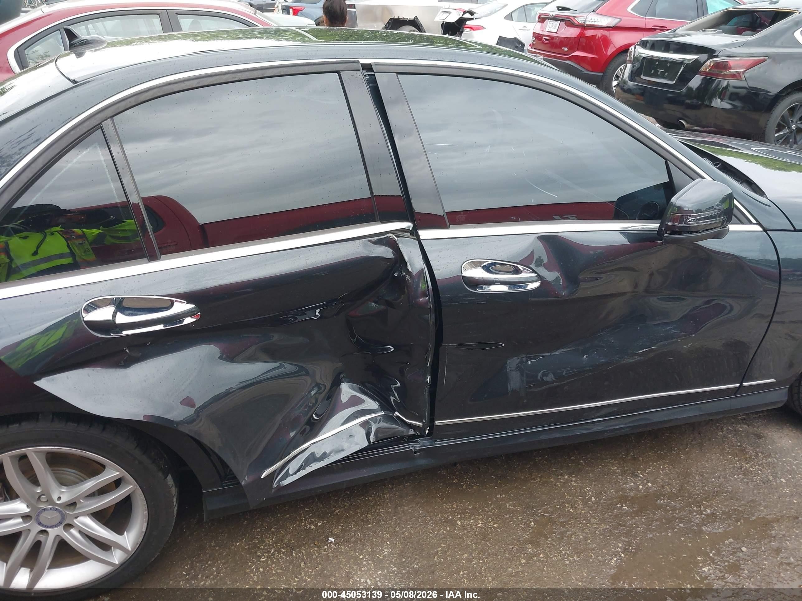 2013 Mercedes-benz C 300 Sport 4matic Gray vin: WDDGF8AB6DG076904