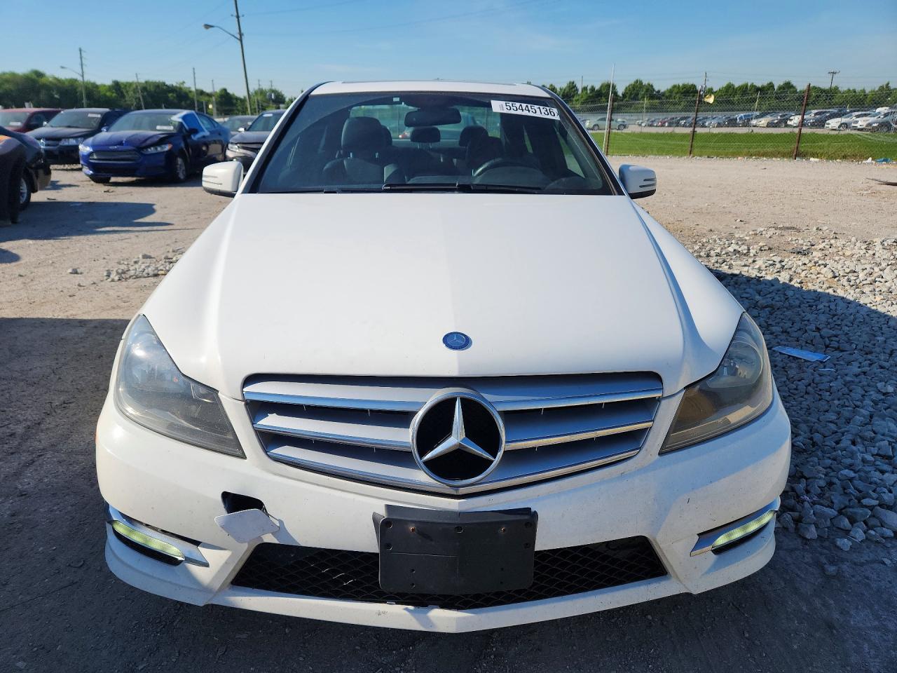 2013 Mercedes-benz C 300 4matic White vin: WDDGF8AB6DG118858