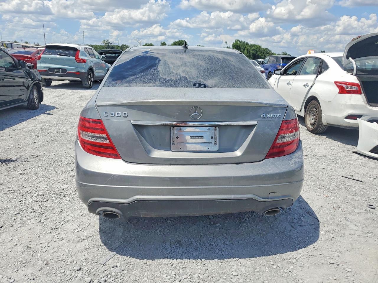 2013 Mercedes-benz C 300 4matic Gray vin: WDDGF8AB6DG120609
